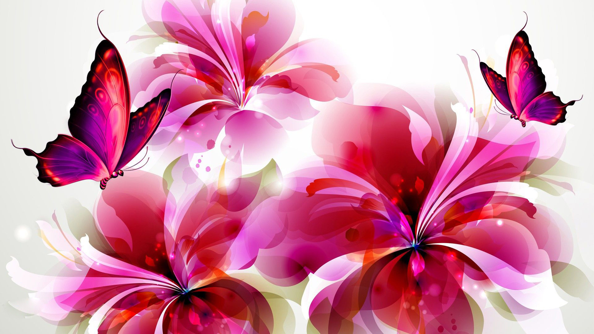 Beautiful Butterflies and Flowers Wallpapers (56+ images)