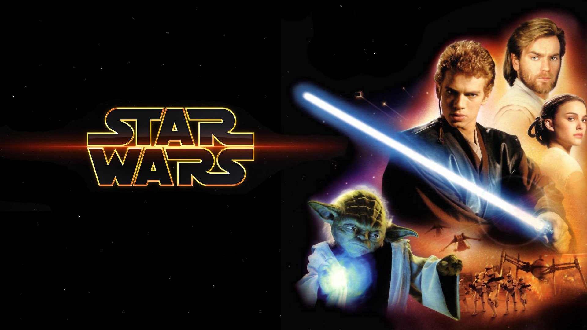 1920x1080 Movie - Star Wars Episode II: Attack Of The Clones Yoda Anakin Skywalker  PadmÃ© Amidala