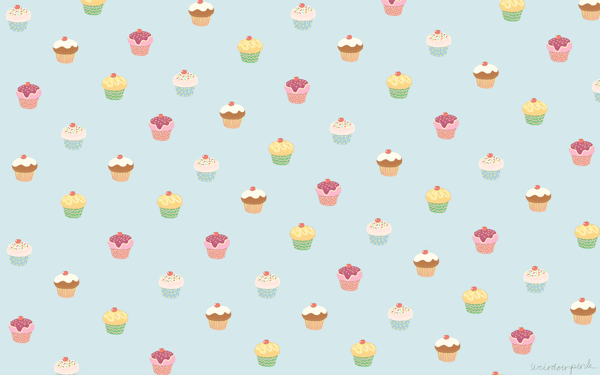 1920x1200  Wallpapers For > Cute Cupcake Backgrounds