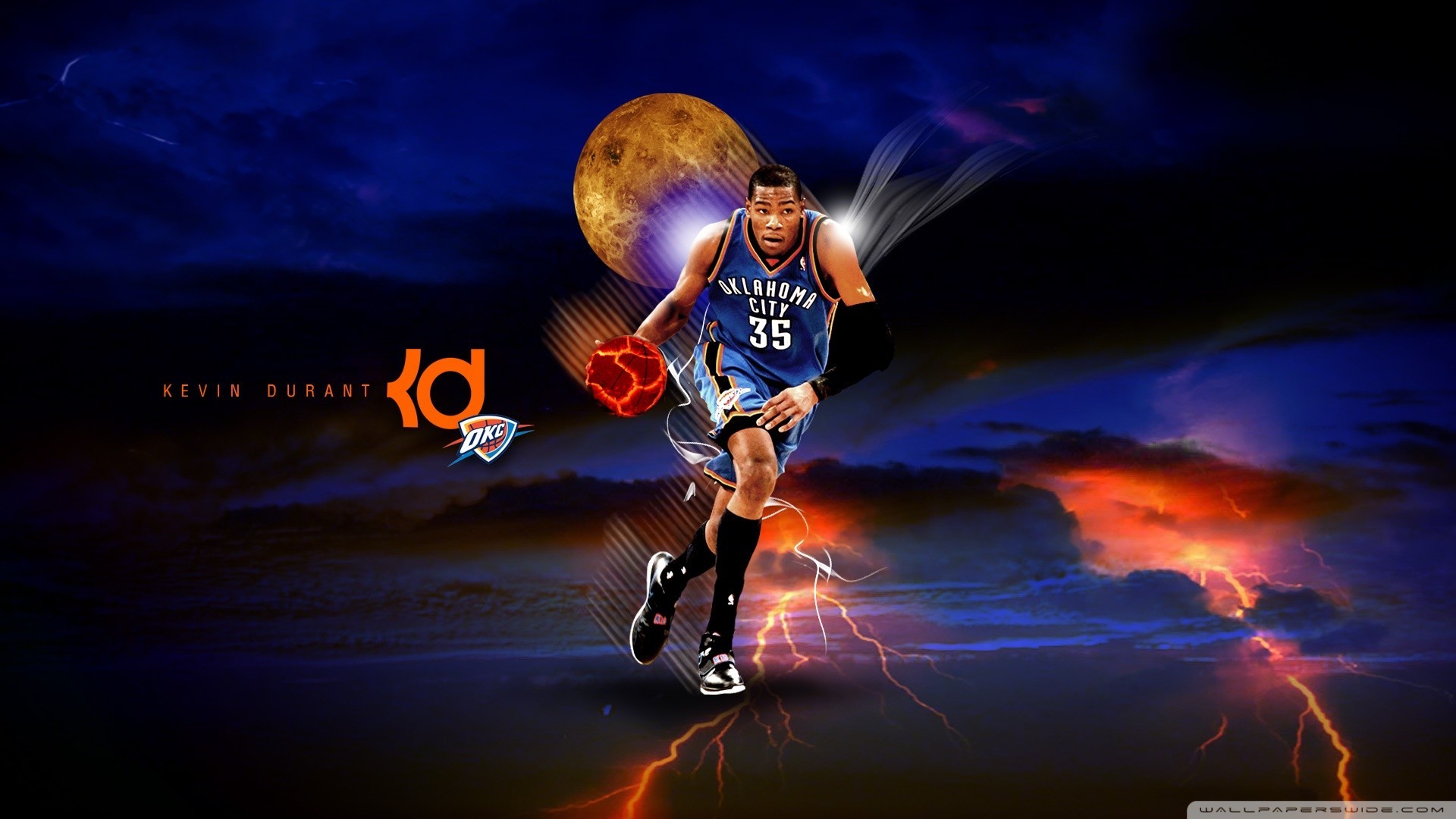 1920x1080 Kevin Durant Russell Westbrook Wallpaper | HD ...