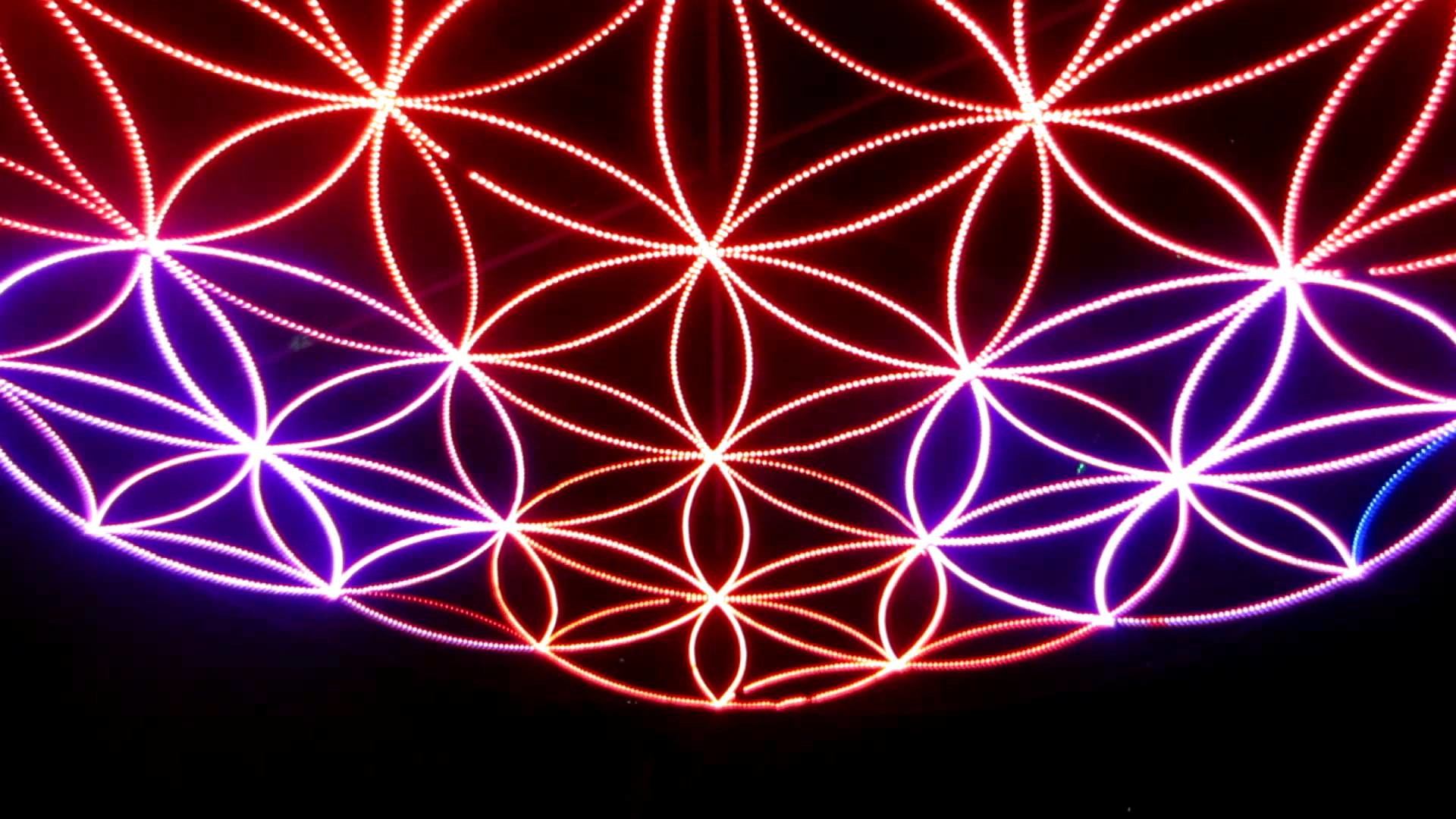 1920x1080 Flower of Life Art at Enchanted Forest Festival