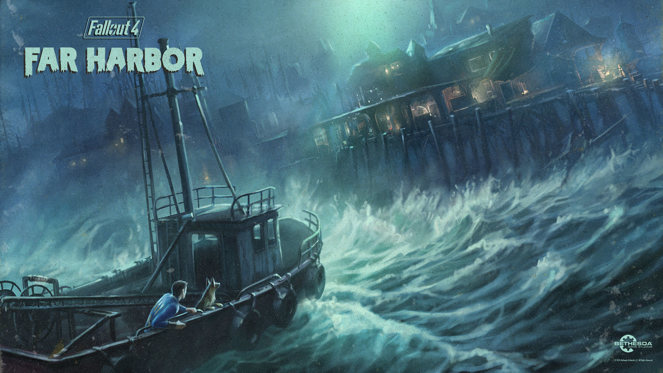 2560x1440 Fallout 4: Far Harbor Wallpaper Download Original ()