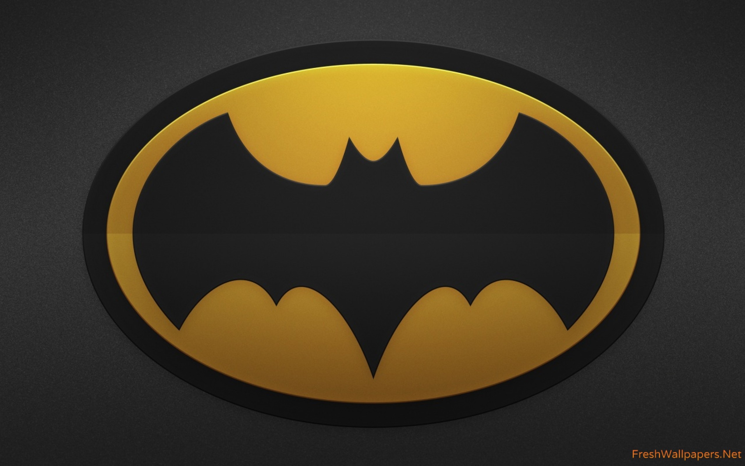 2560x1600 batman yellow black logo wallpaper