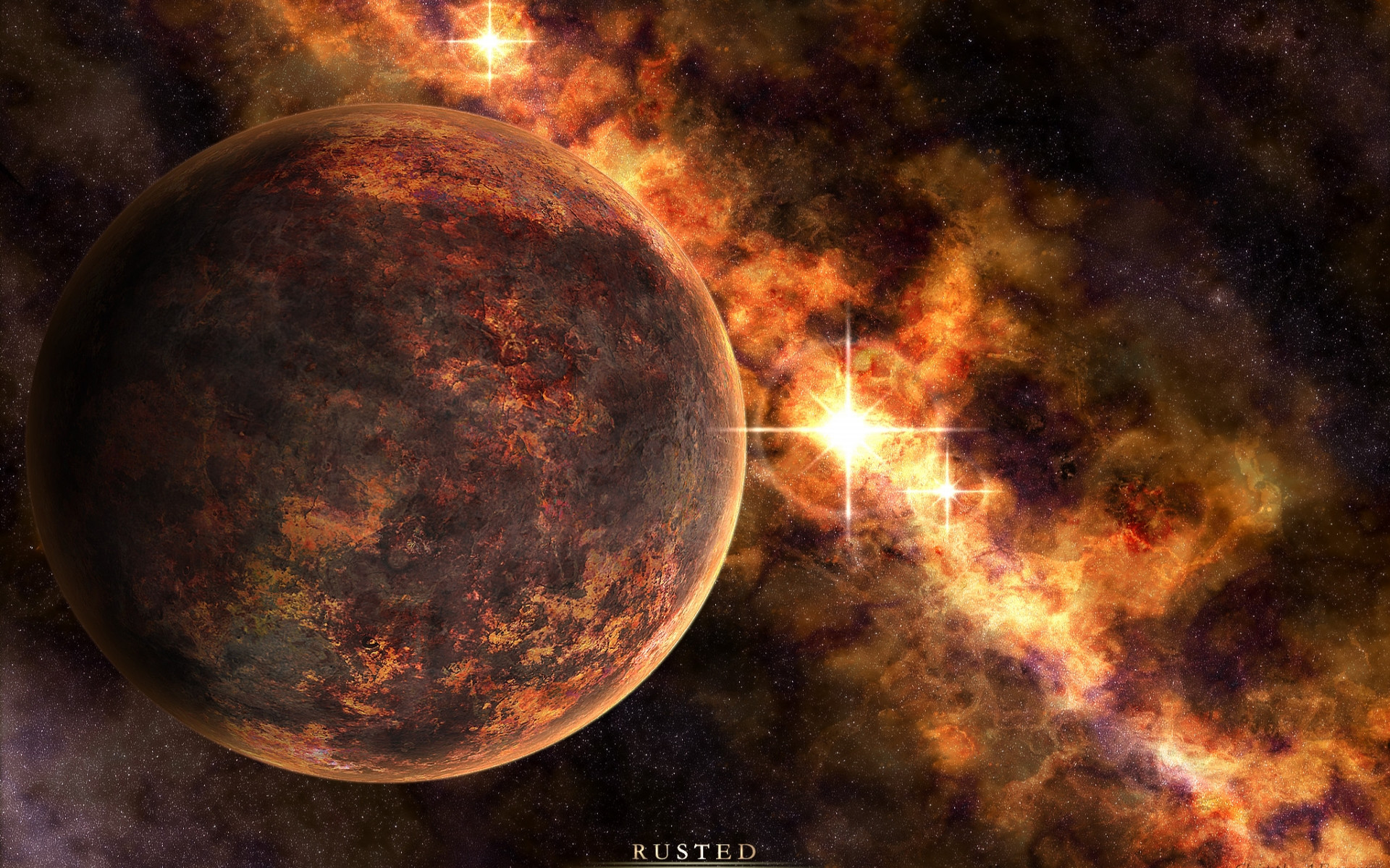 1920x1200 Outer Space Planets Stars