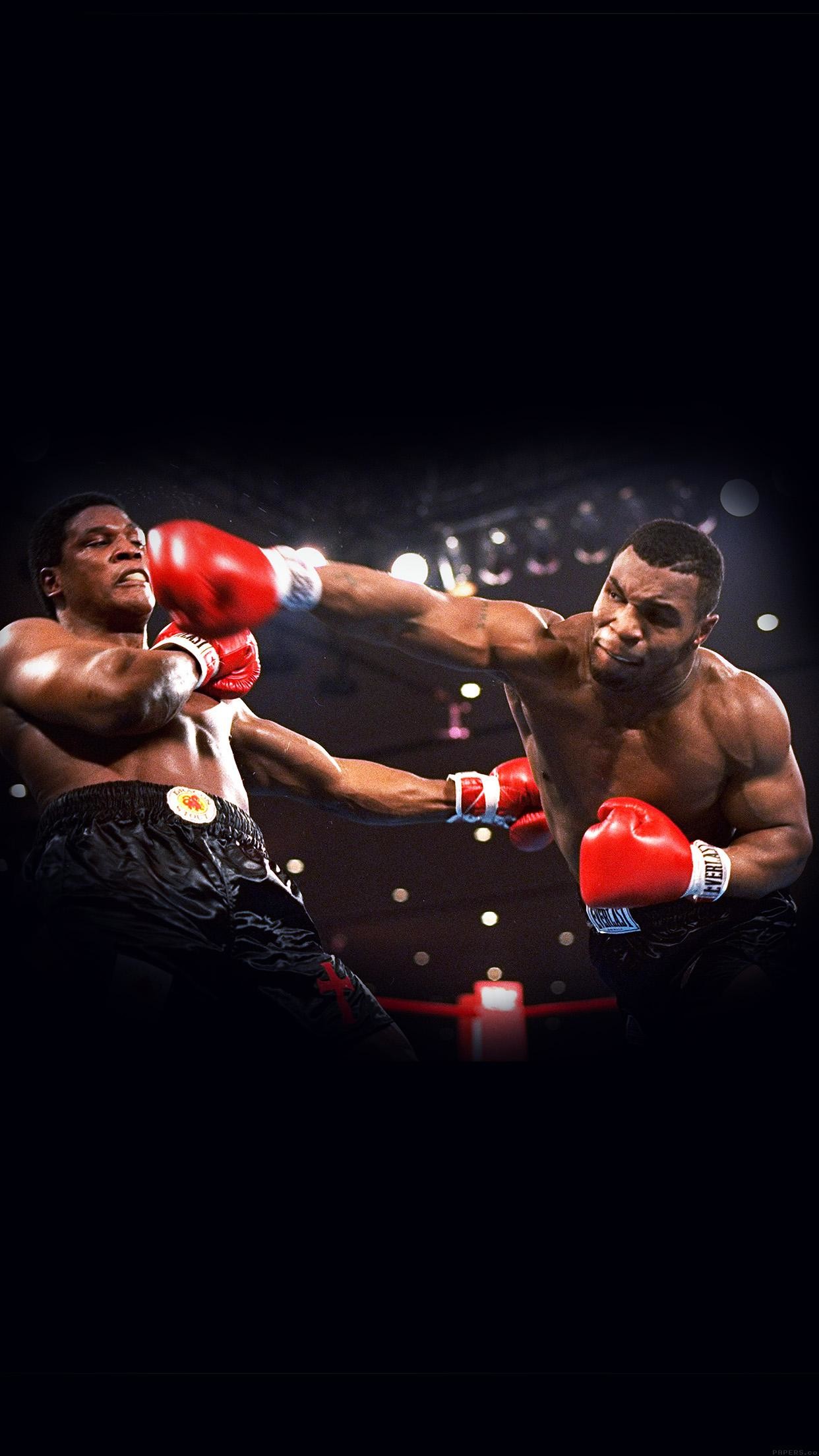 1242x2208 This Is Boxing Mike Tyson Sports Dark