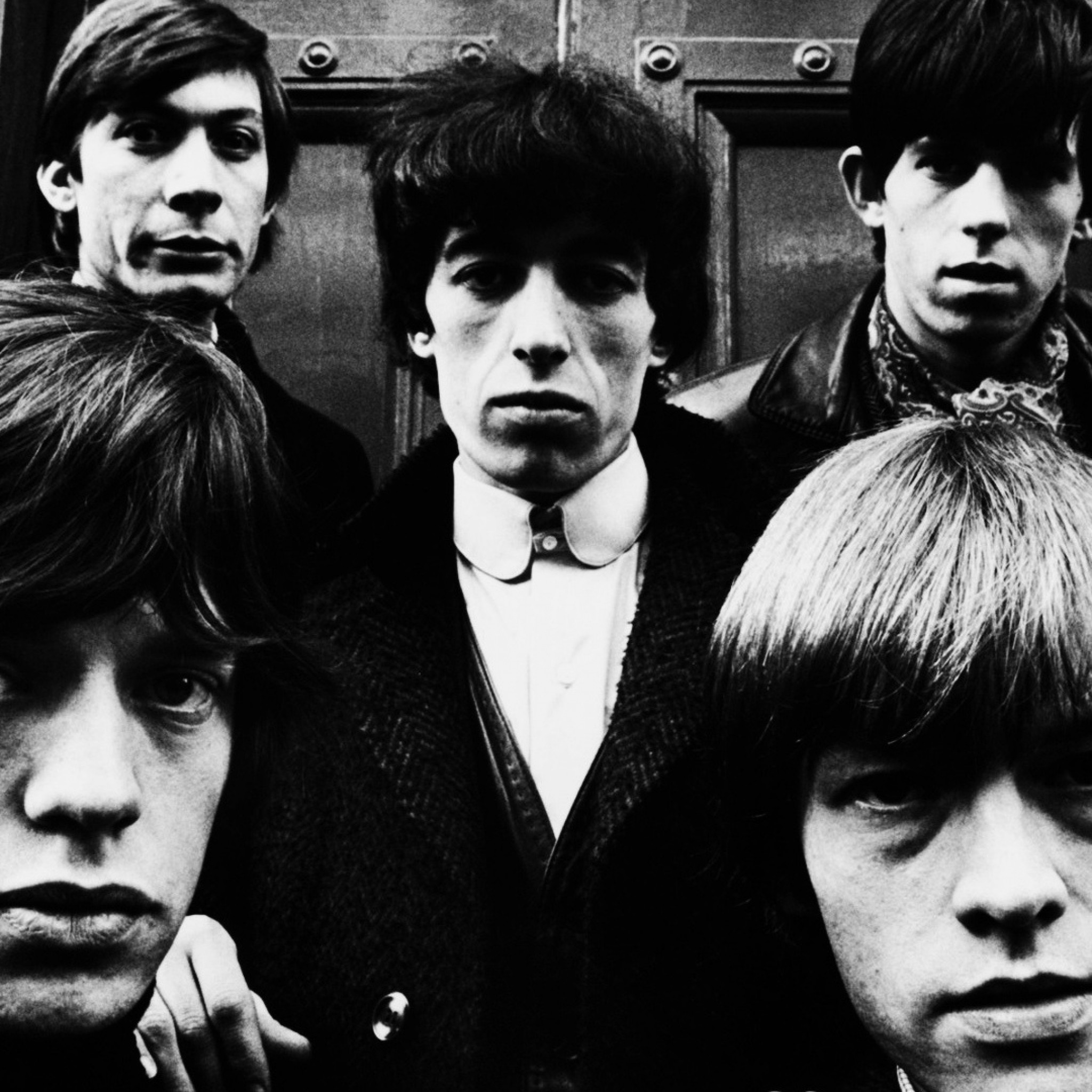 2048x2048  Wallpaper the rolling stones, band, members, youth, look
