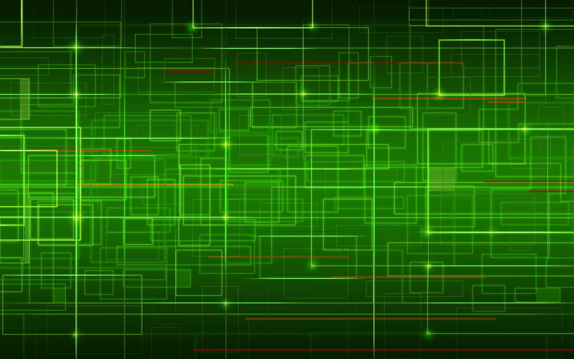 1920x1200 Abstract green network Background