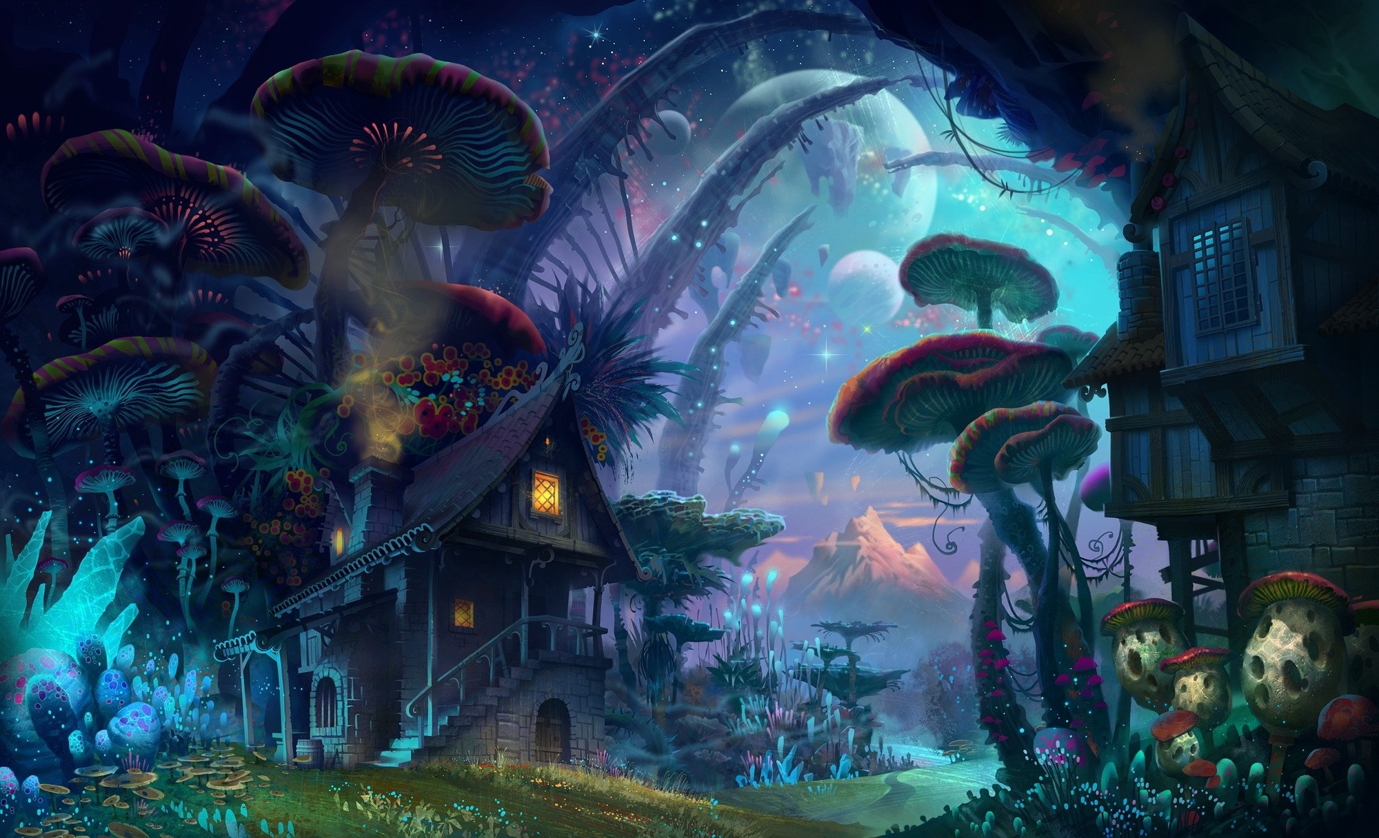 2000x1216 mushroom house - Google keresÃ©s