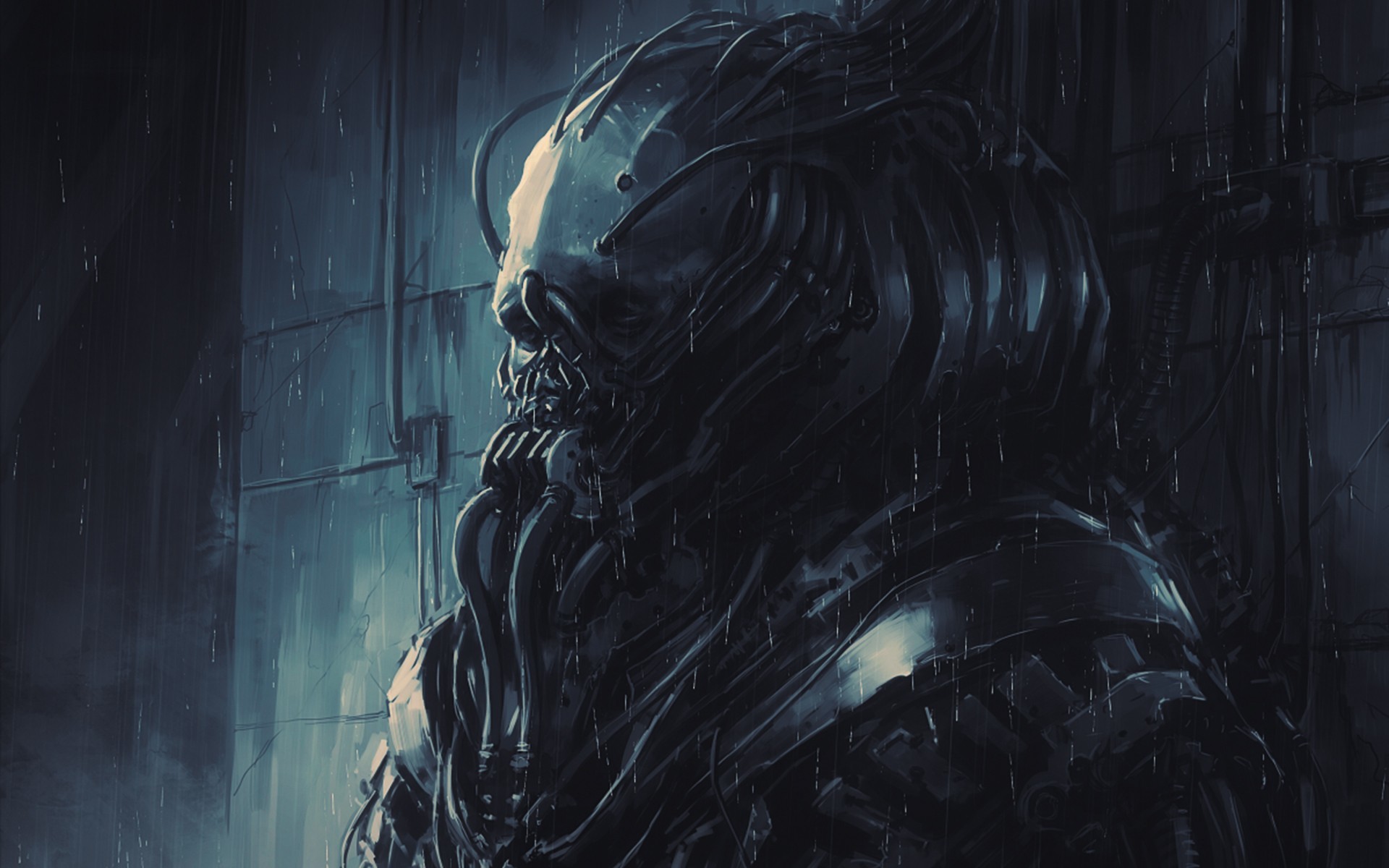 1920x1200 Alien Rain Wallpaper