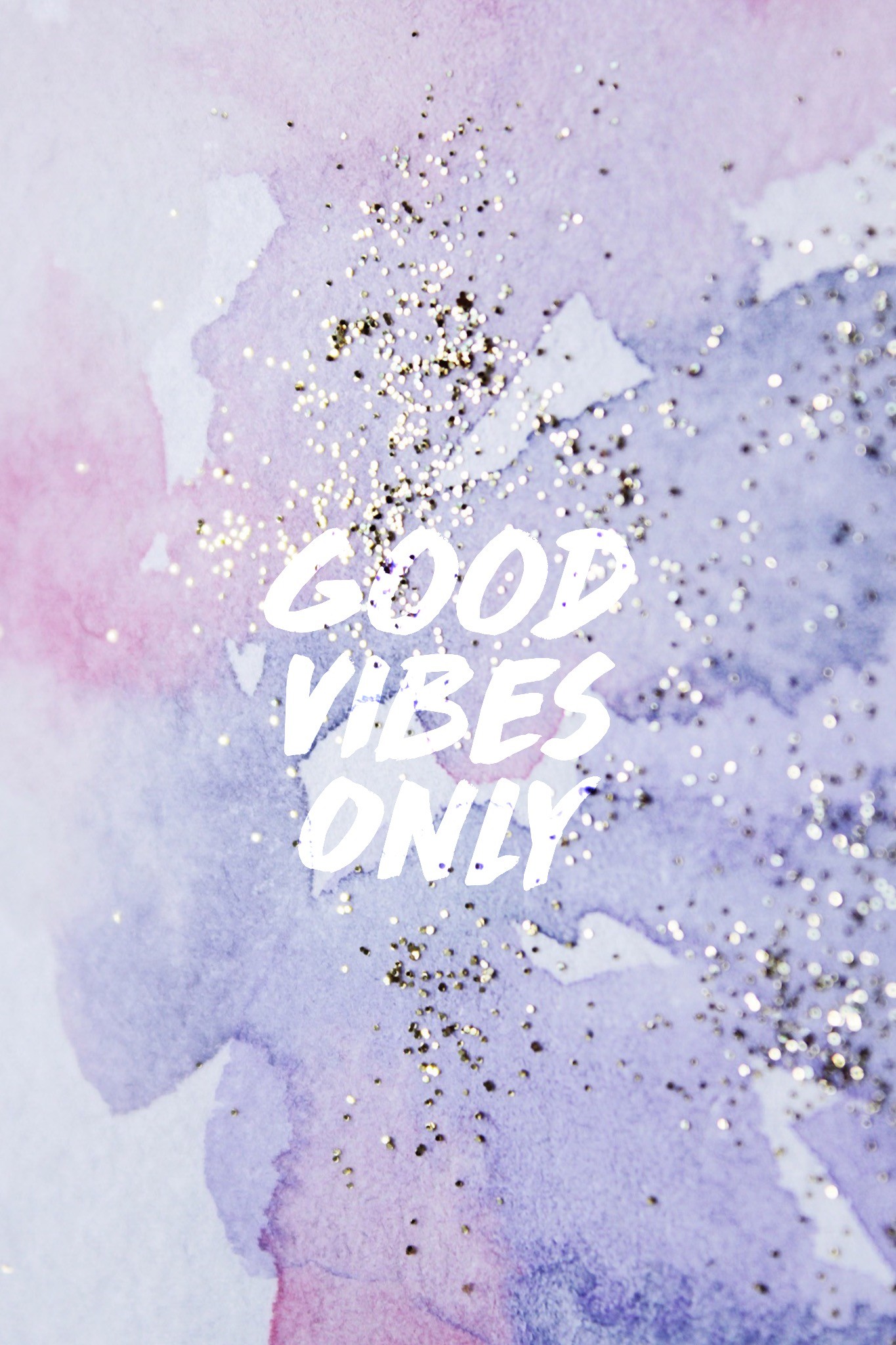 1365x2048 Good vibes only pastel purple wallpaper/background