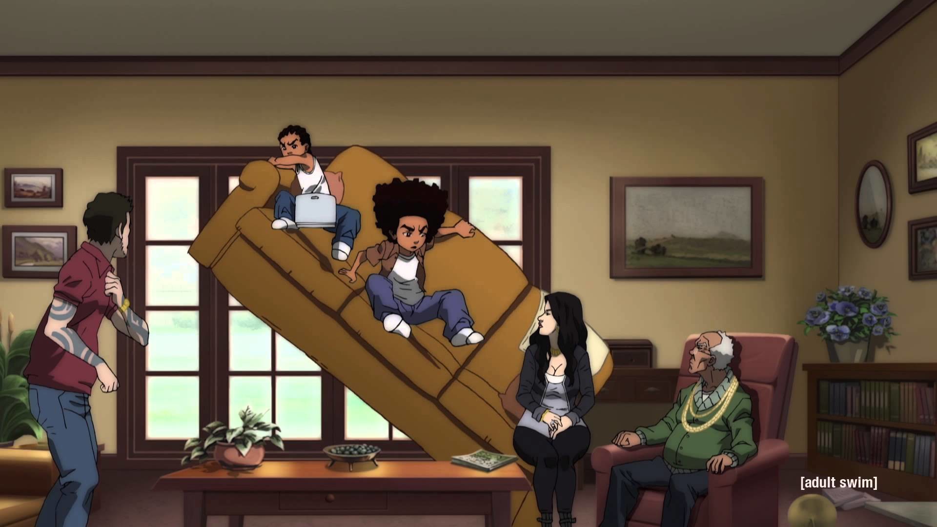 1920x1080 the boondocks wallpaper. I dont think youre ready
