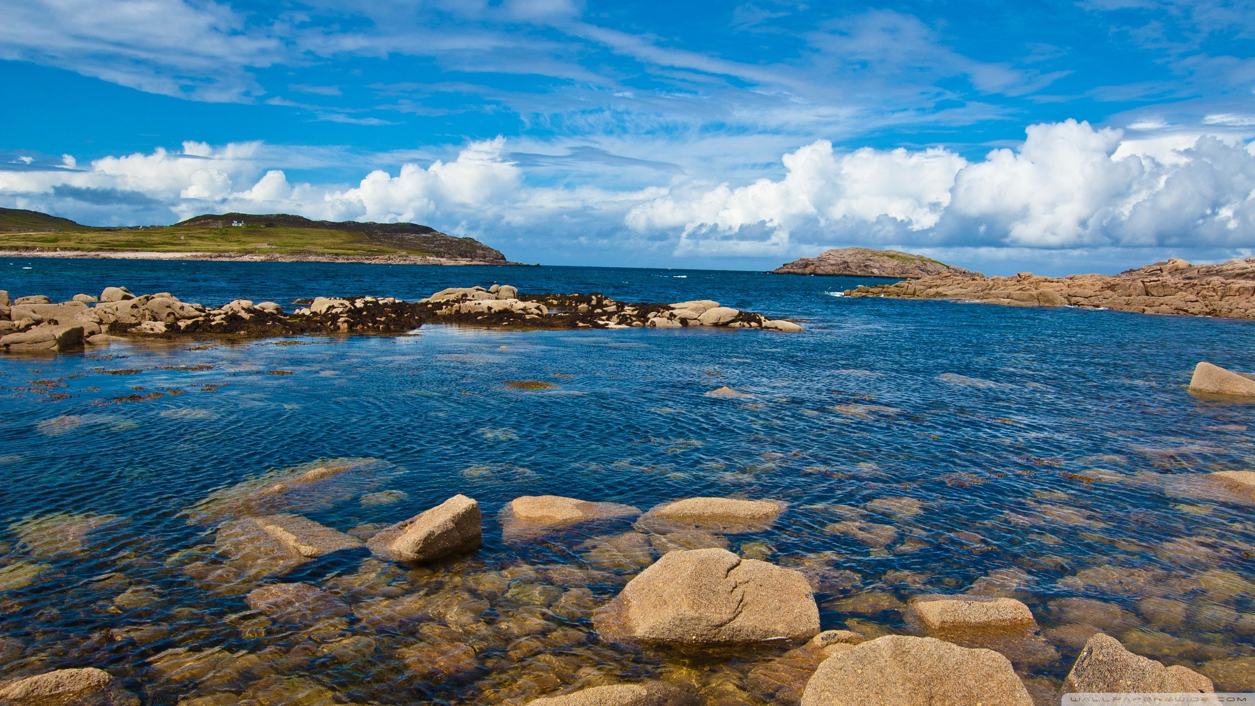 2560x1440 ...  Atlantic Coast, Cruit Island, Donegal, Ireland Ã¢ Â¤ 4K HD  Desktop