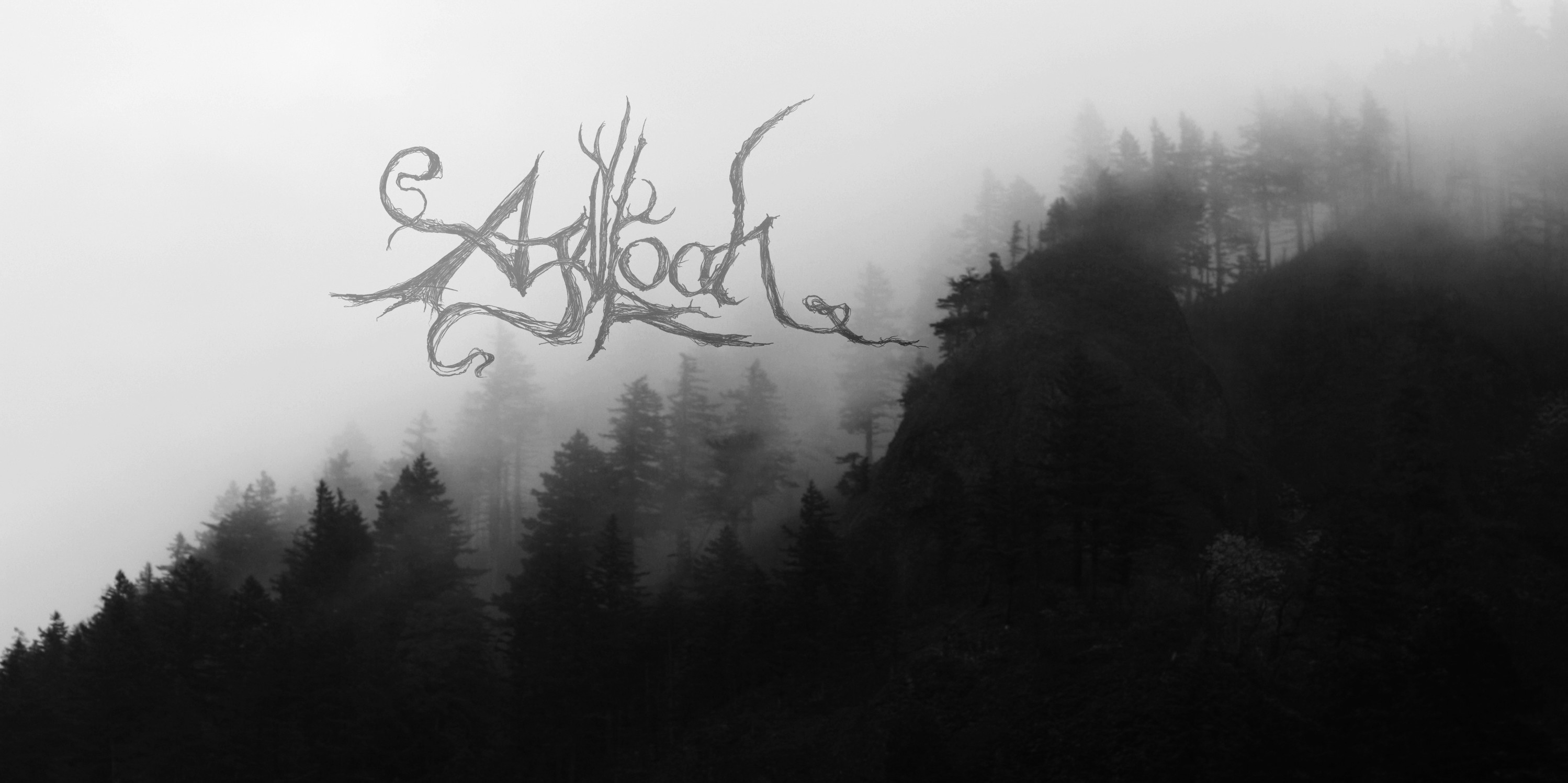 2997x1497 Music - Agalloch Wood Fog Logo Wallpaper