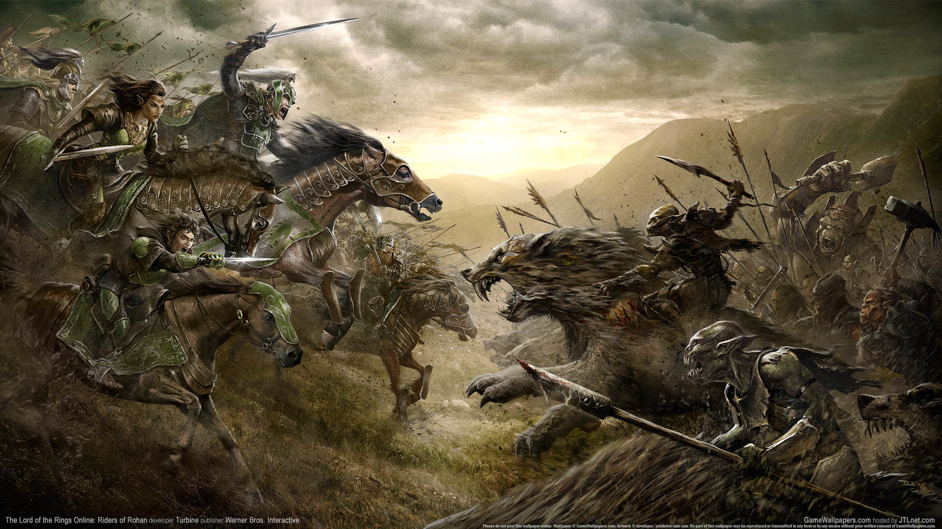 1920x1080 ... The Lord of the Rings Online: Riders of Rohan wallpaper or background 01