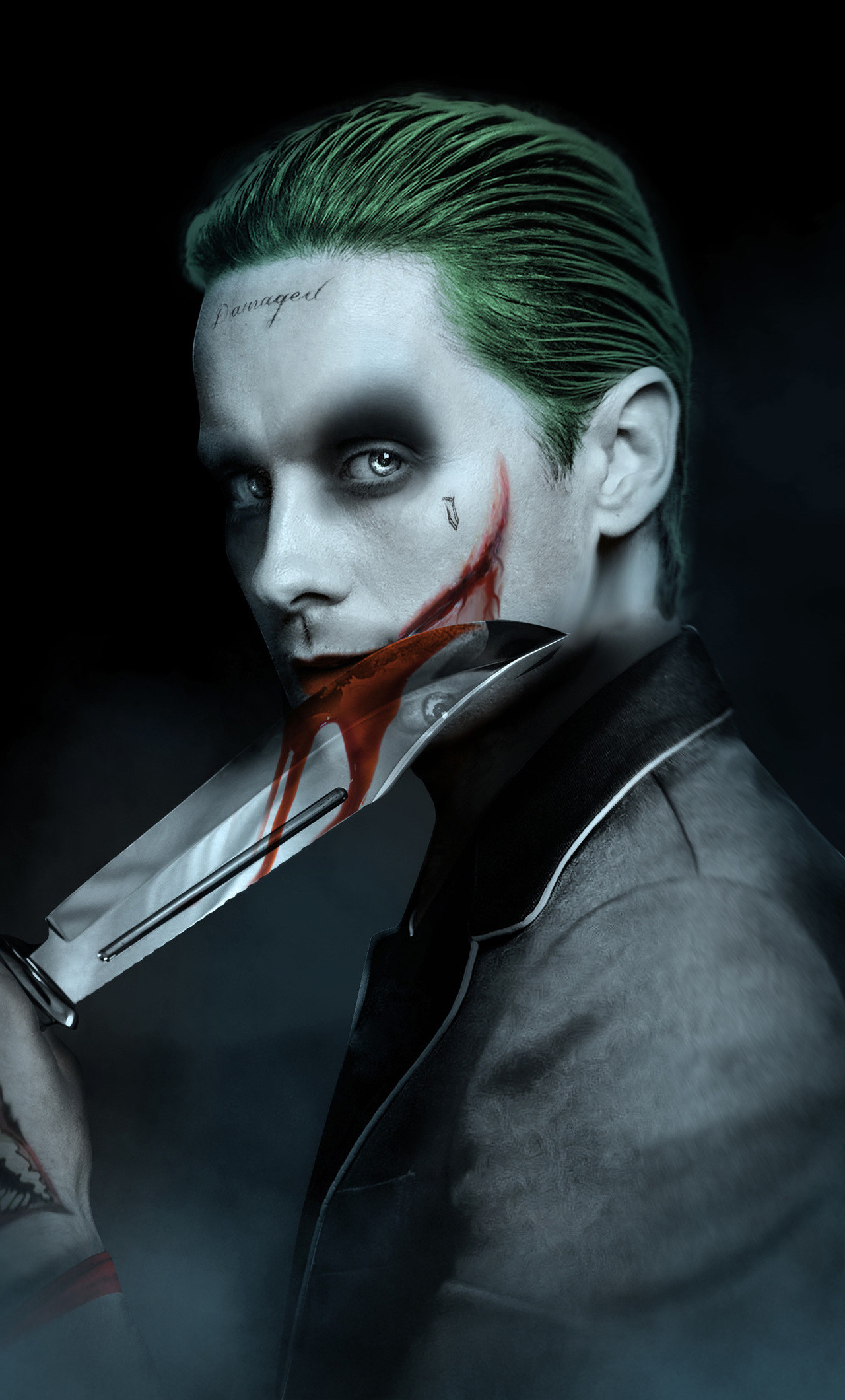 1280x2120 Jared Leto Joker Artwork (iPhone 6+)