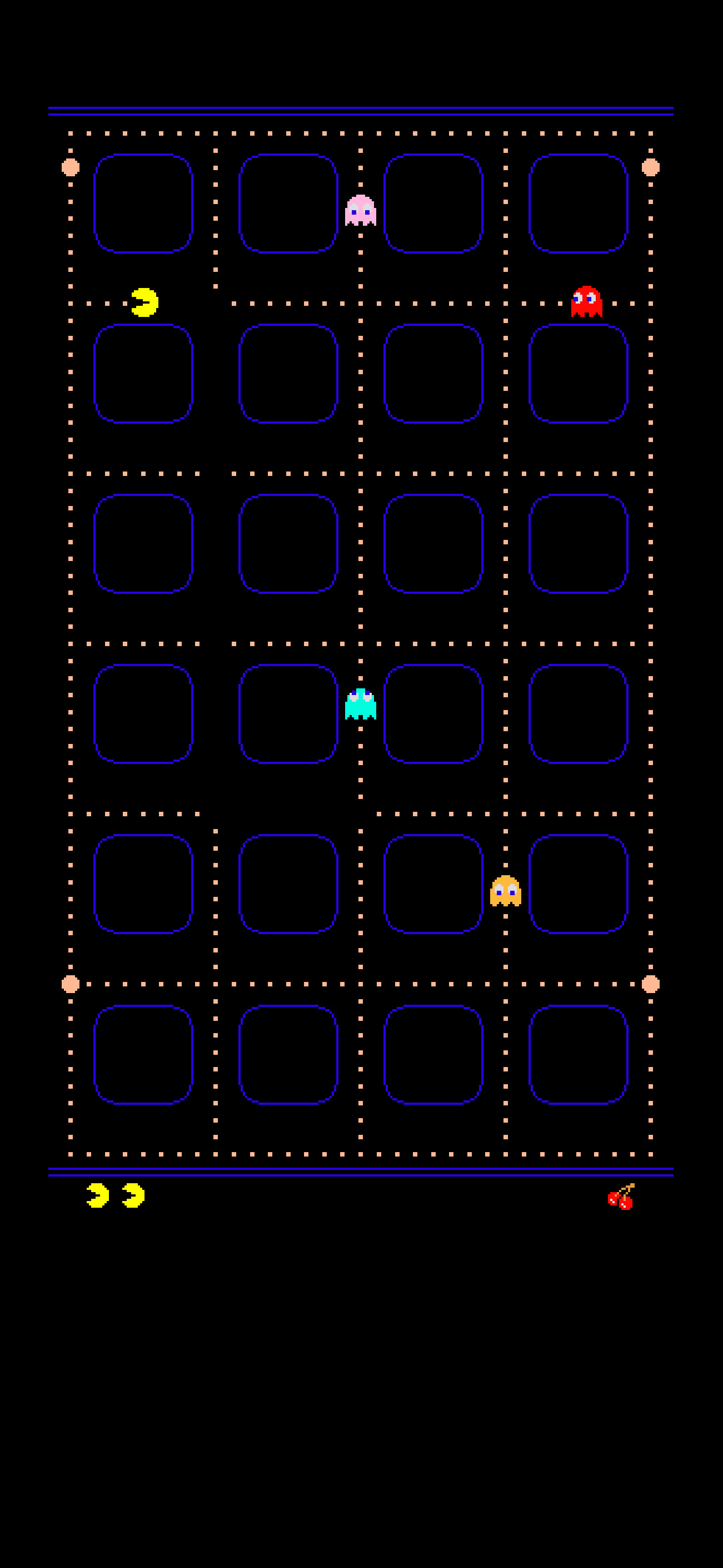 1301x2820 Pac-Man iPhone Wallpaper