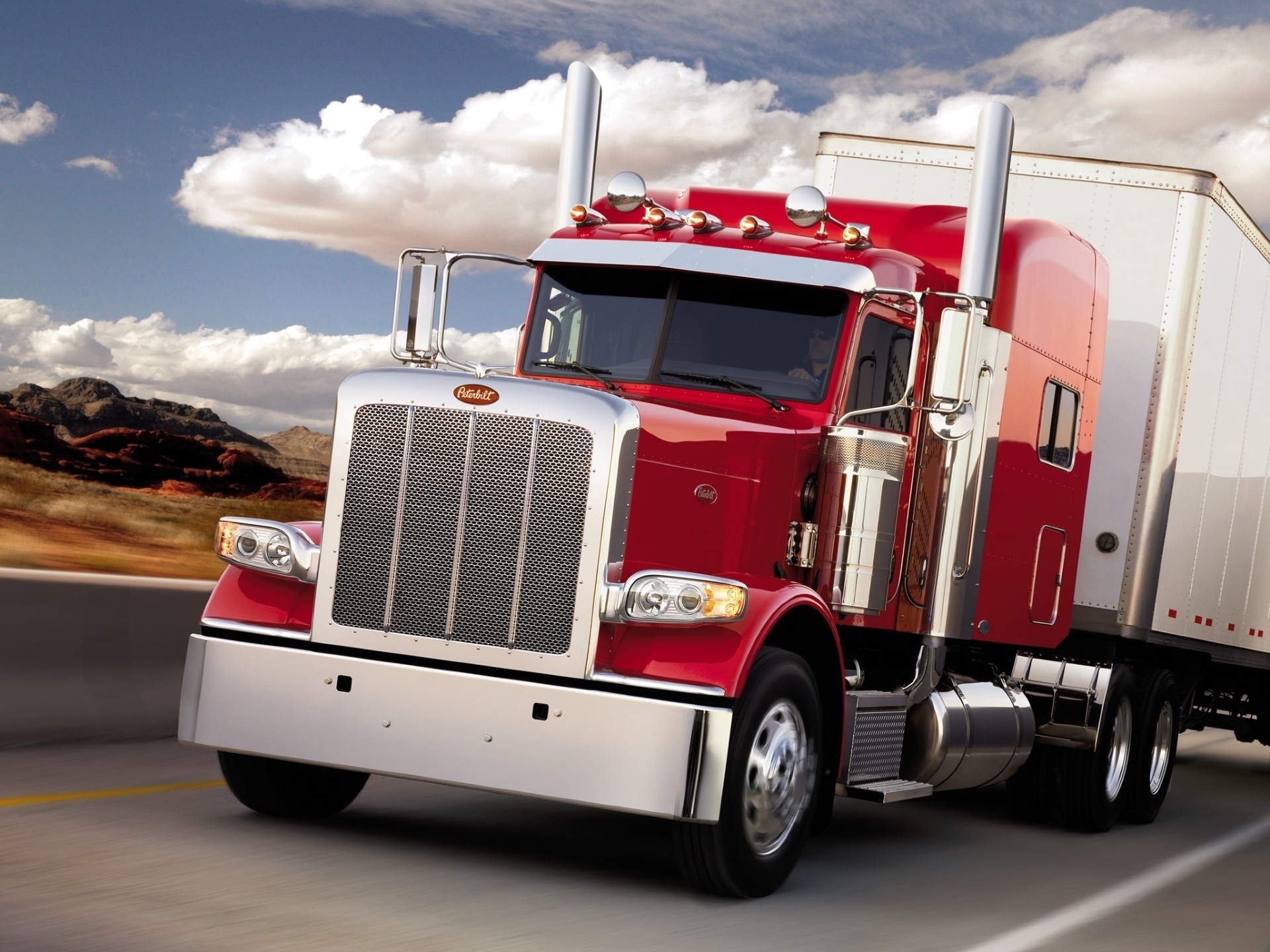 1920x1440 Peterbilt cargo truck wallpapers and images wallpapers pictures 