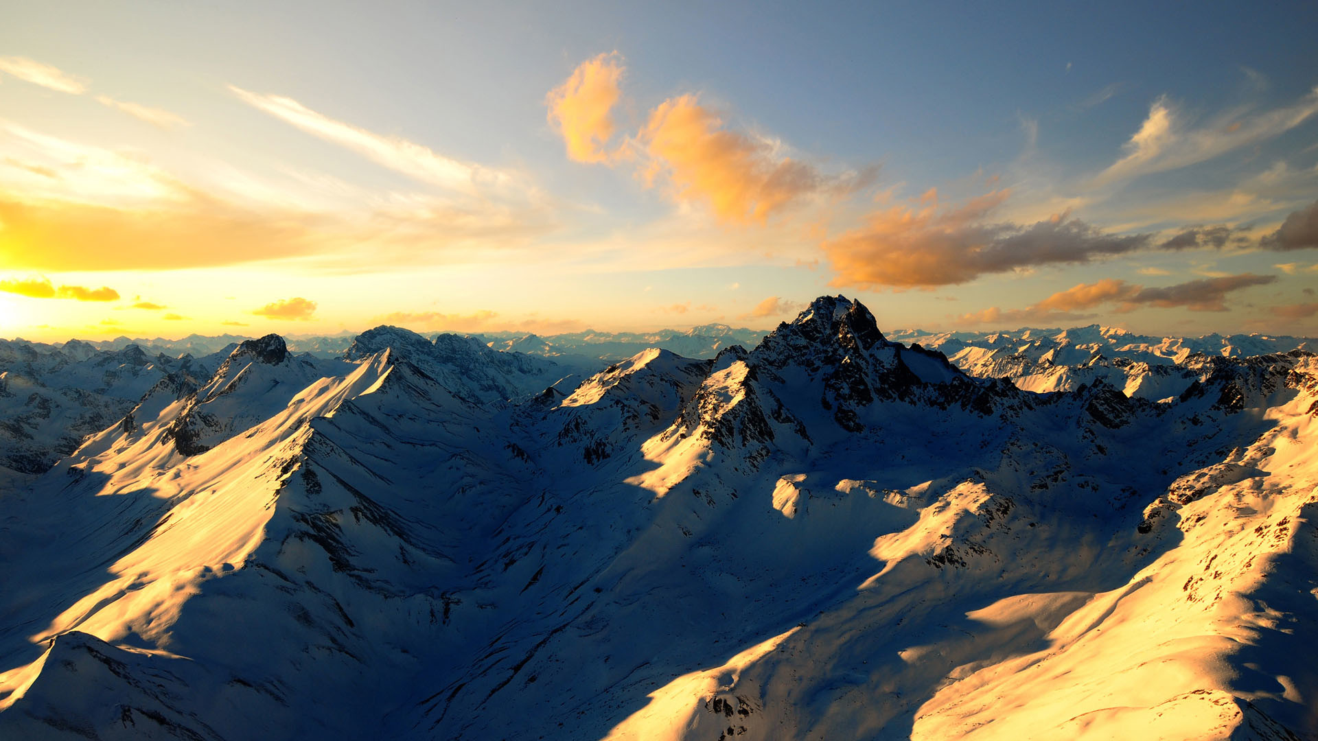 1920x1080 Free Desktop Wallpapers Backgrounds Snow Mountain Wallpapers