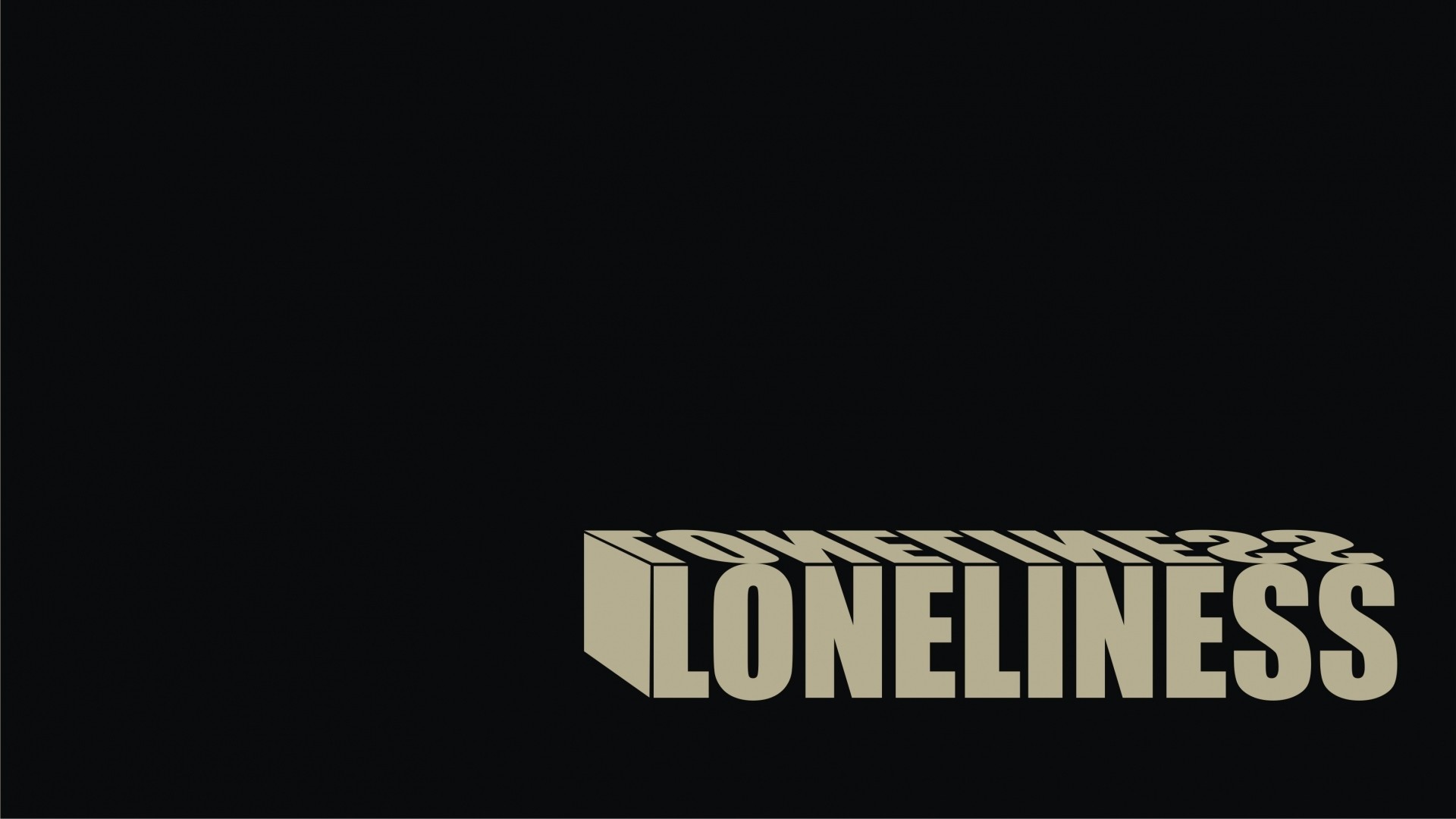 1920x1080 Preview wallpaper black, solitude, loneliness, sign 