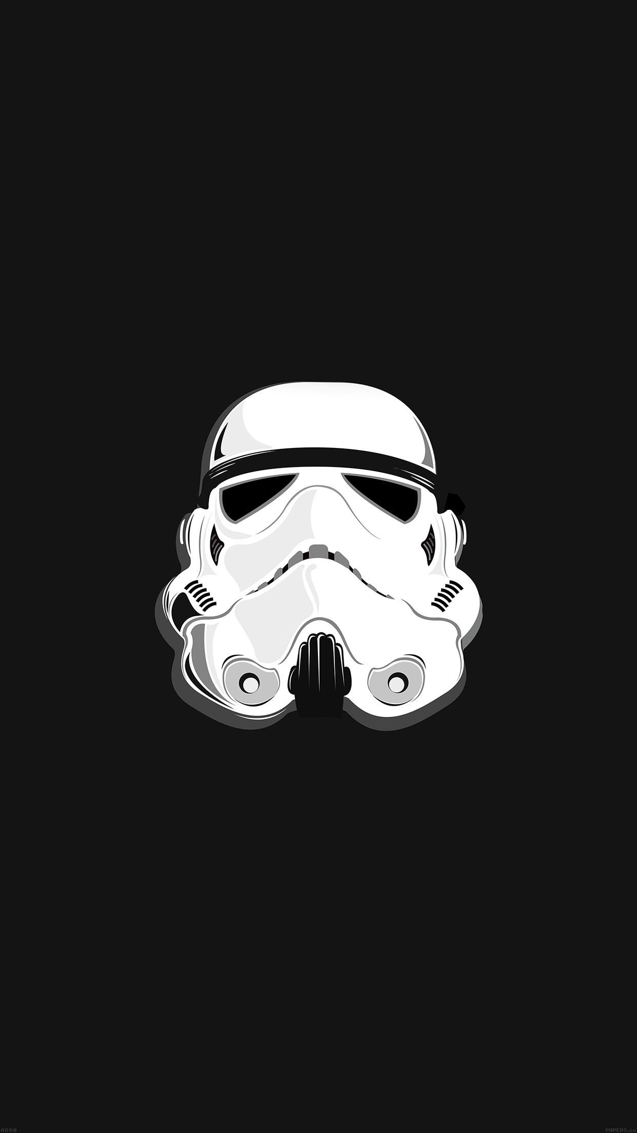 1242x2208 Storm Trooper Star Wars Illustration Android Wallpaper