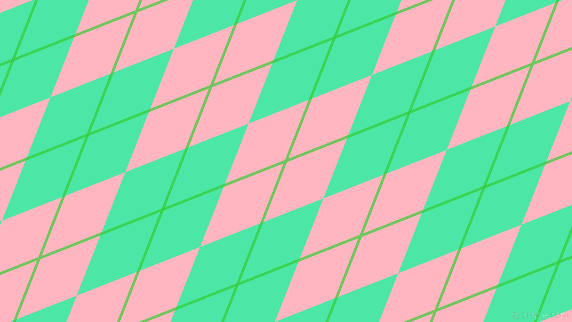 1920x1080 wallpaper argyle green pink diamonds lines light pink medium spring green  lime green #ffb6c1 #