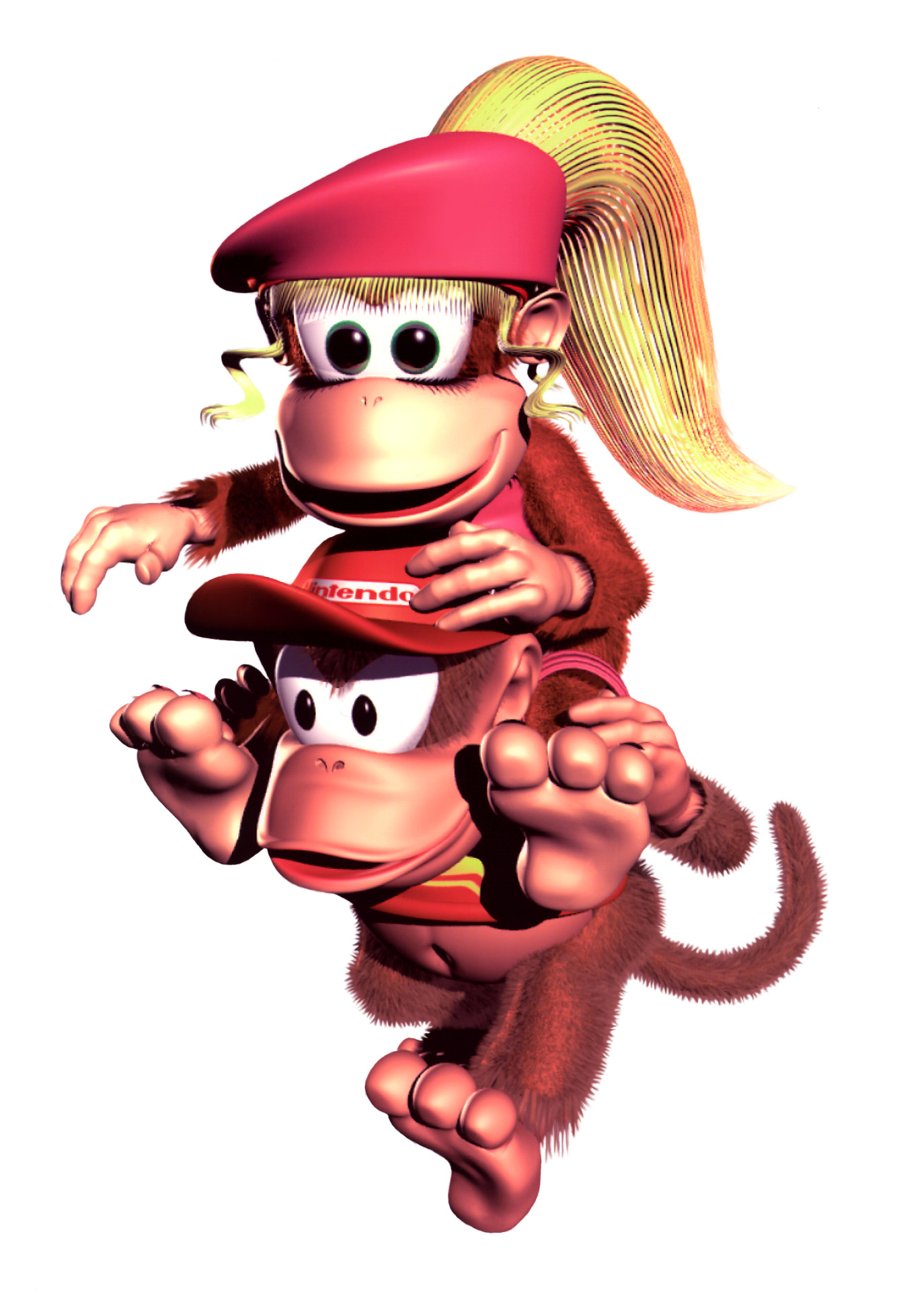 1374x1927 Donkey Kong Country 2: Diddy's Kong Quest Render
