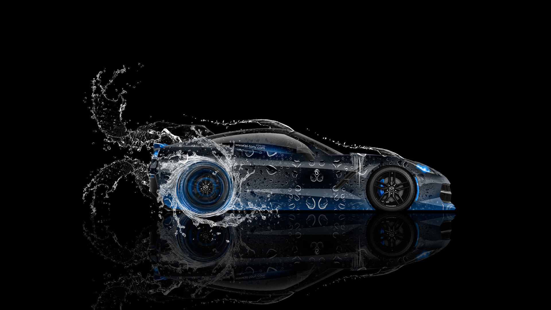 1920x1080 Chevrolet-Corvette-Stingray-C7-Side-Water-Car-2015-