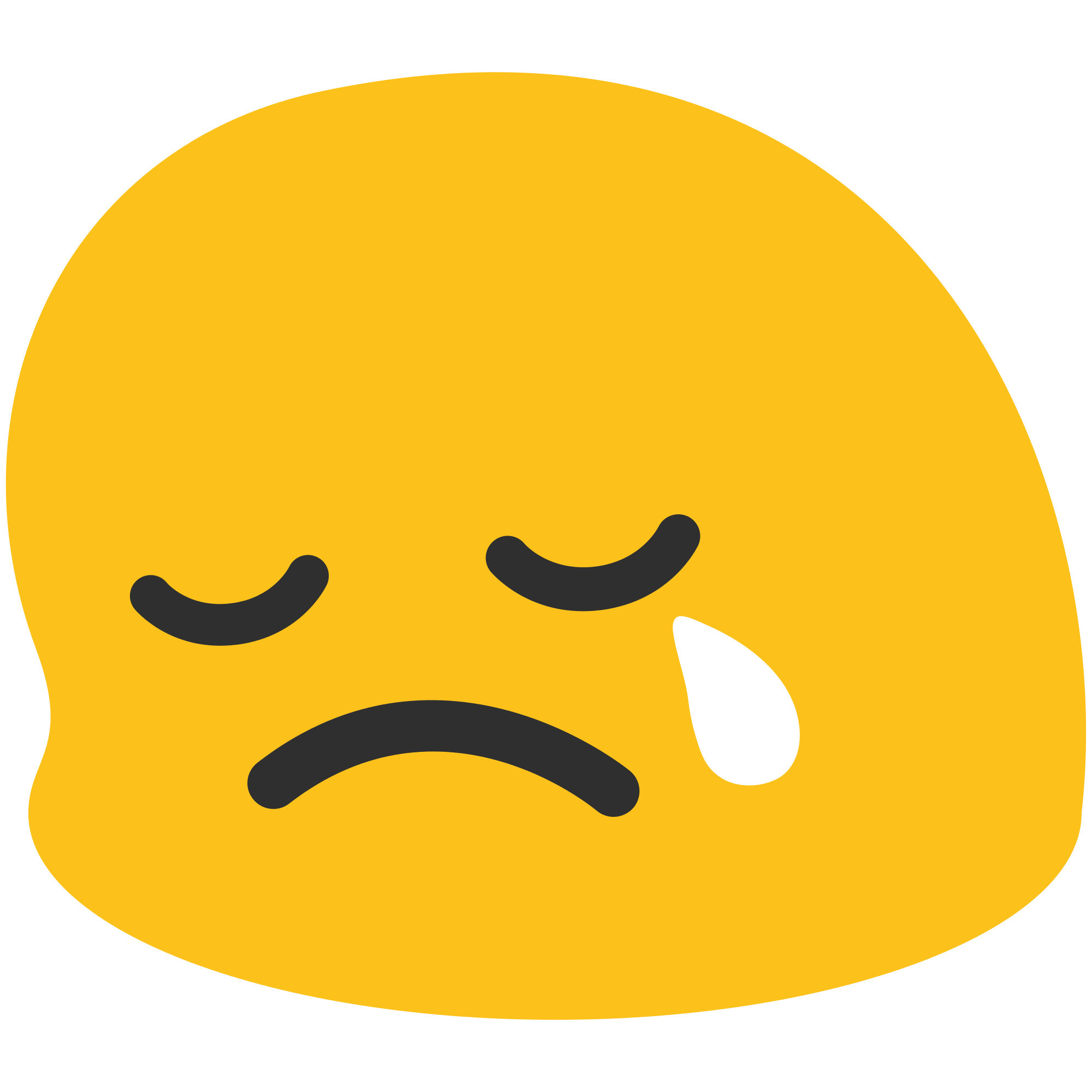 2000x2000 Sad Emoji Wallpaper