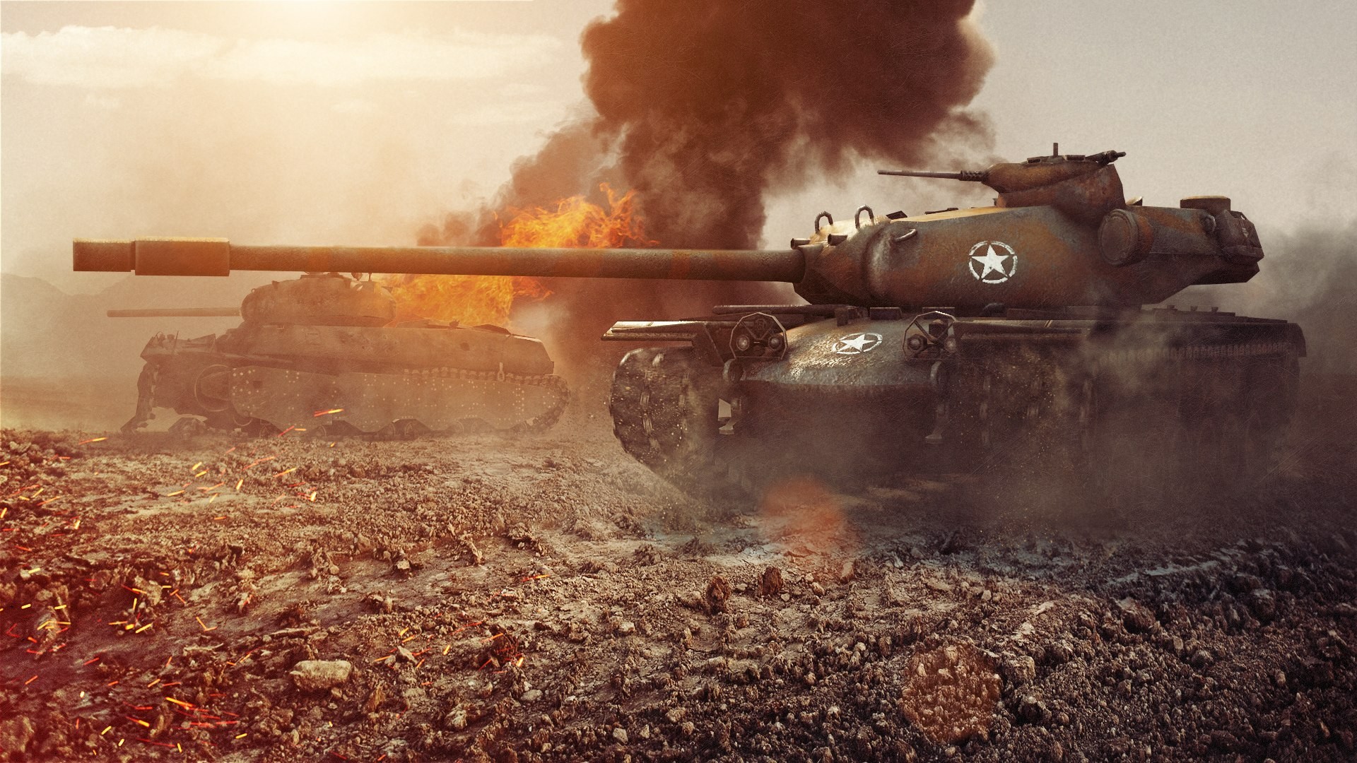 1920x1080 Wallpapers World of Tanks Tanks T110E5 3D Graphics Games  WOT