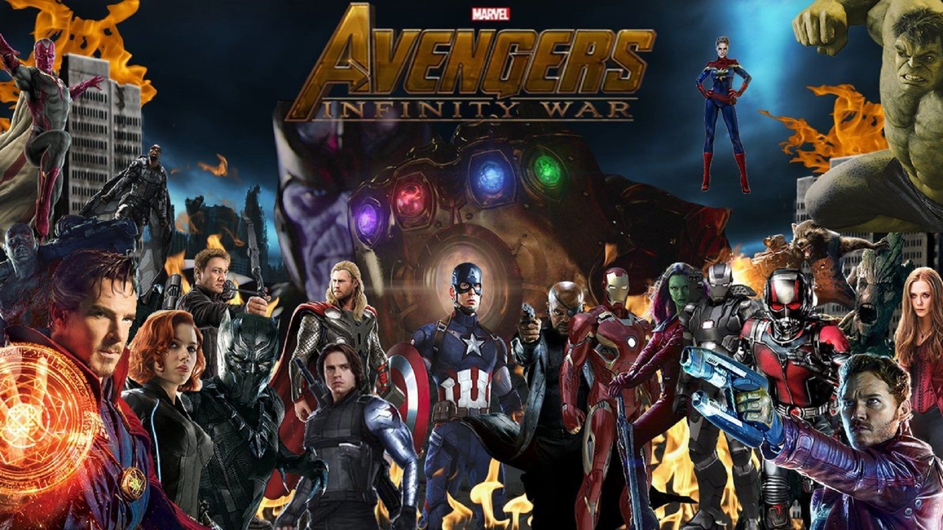 1920x1080 Avengers Infinity War Wallpaper