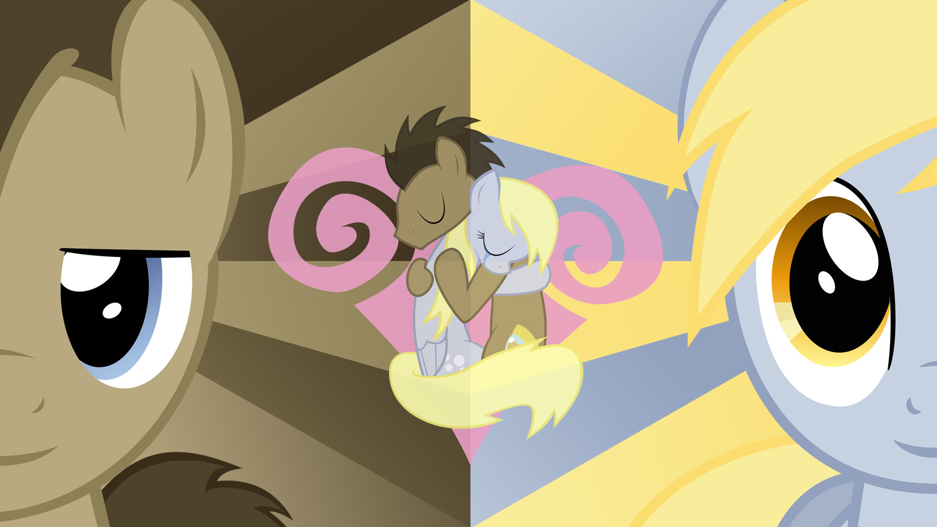 1920x1080 Derpy Hooves and Doctor Hooves