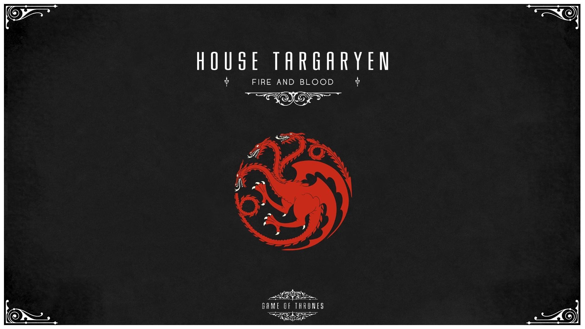 1920x1080 wallpaper Game of Thrones Â· House Targaryen