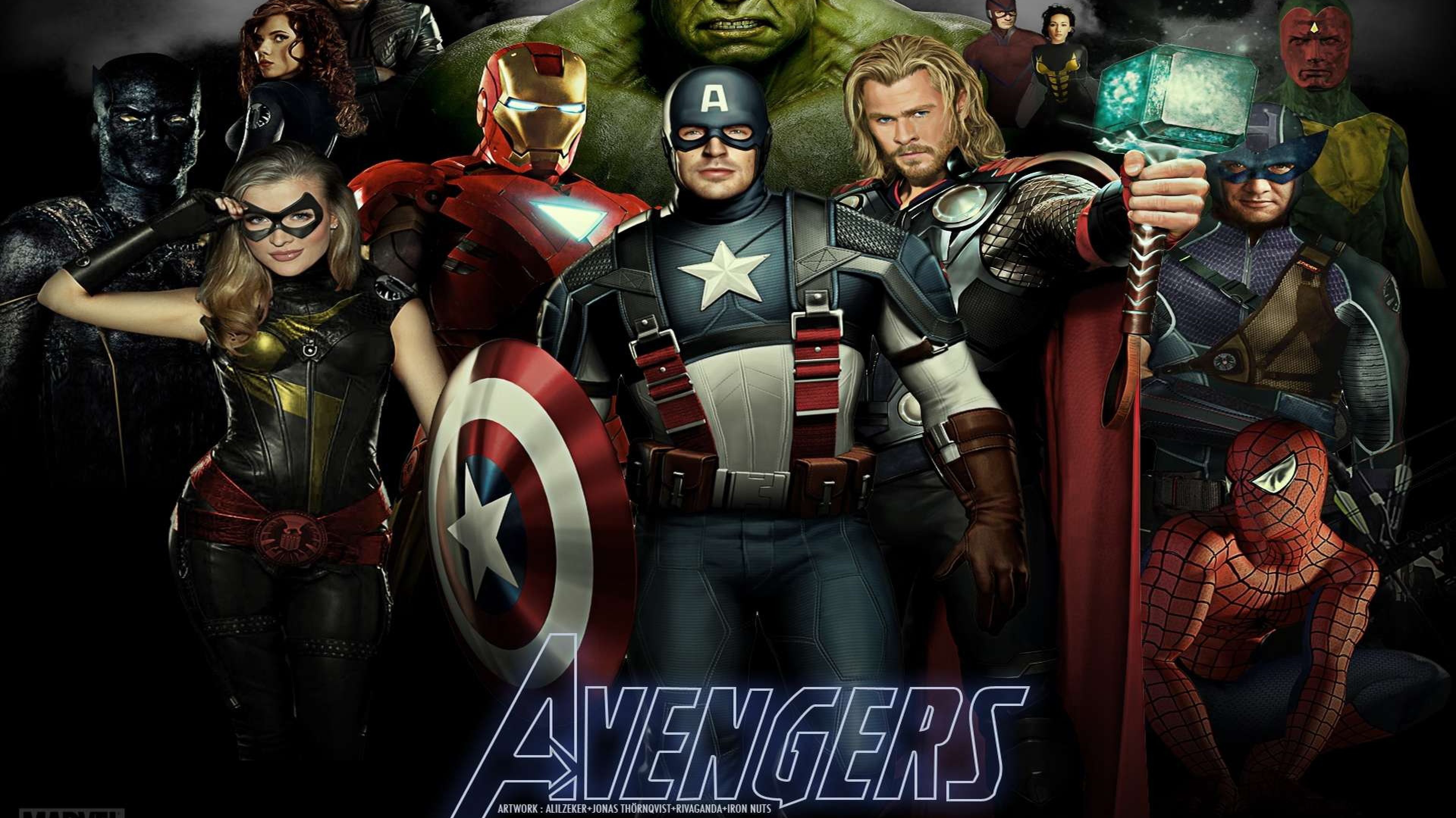 3840x2160 Marvel Avengers Desktop Wallpaper