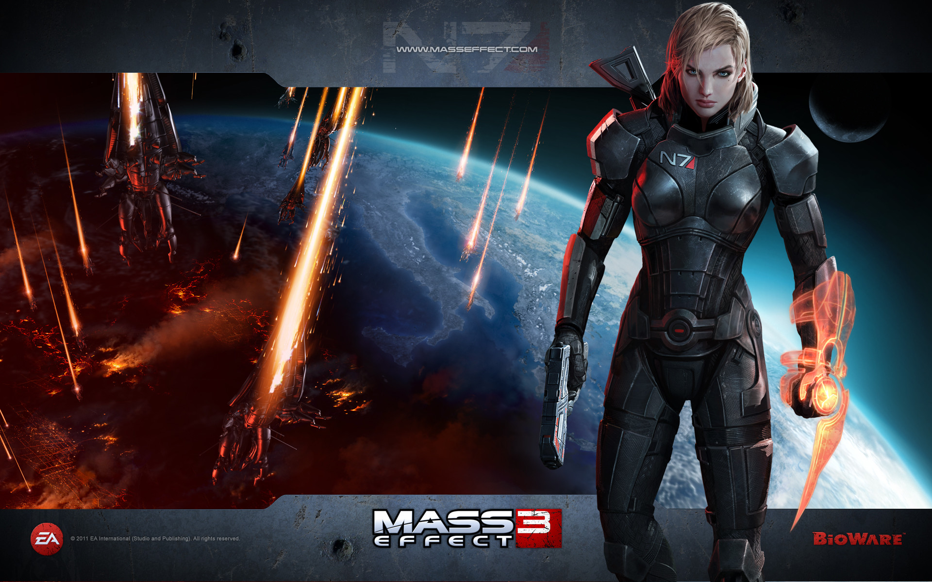 1920x1200 Mass Effect 3 Girl