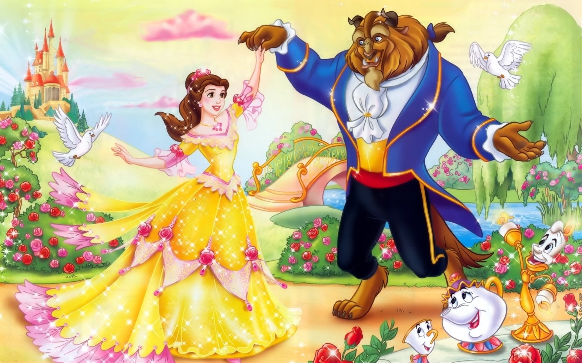1920x1200 Movie - Beauty And The Beast Wallpaper