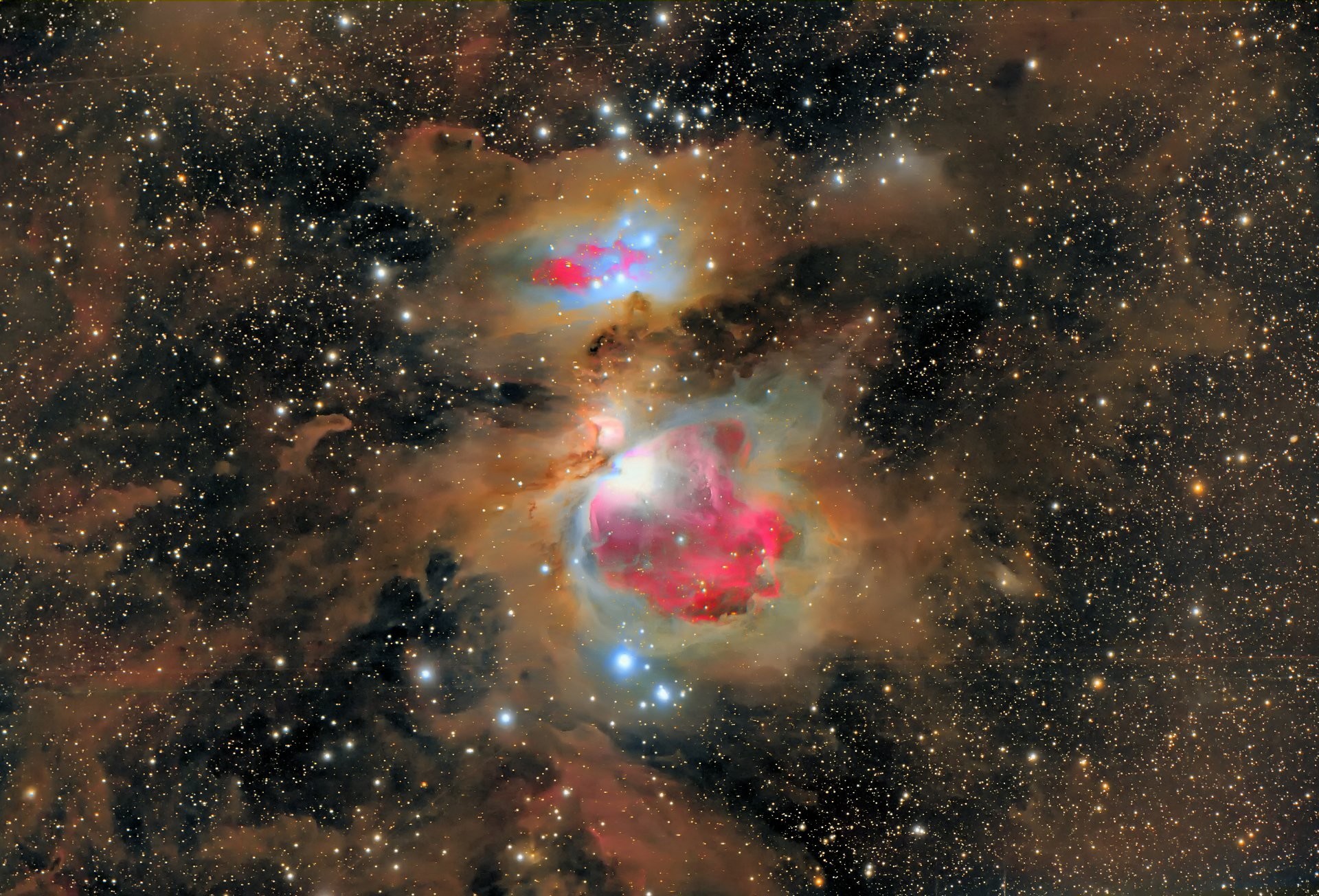 1920x1304 orion constellation nebula m42 m43 dust keystone