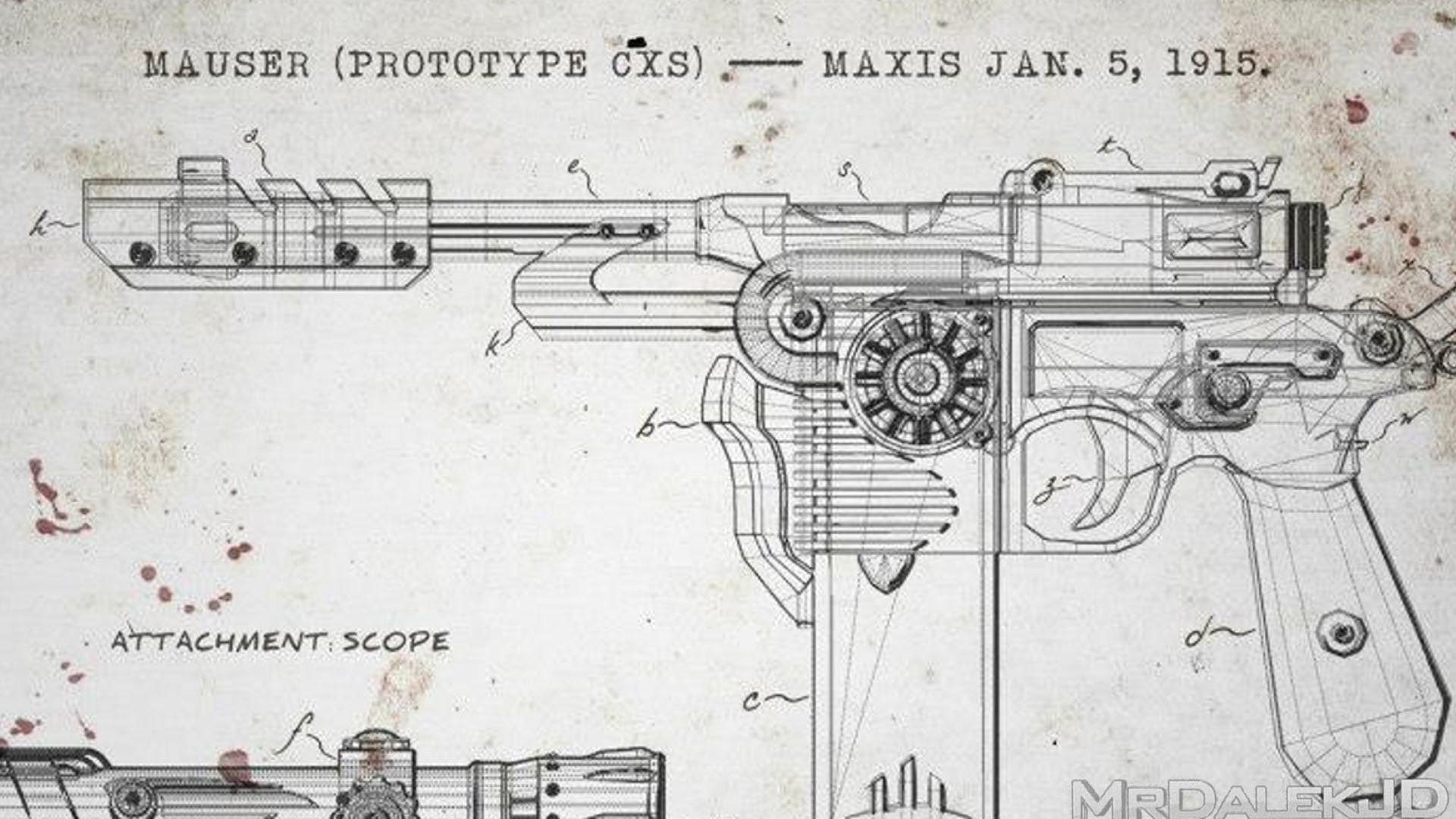 1920x1080 Black Ops 2 Zombies - "ORIGINS" Map Pack 4 Gun! "Mauser Prototype CXS"  Starting Pistol - YouTube