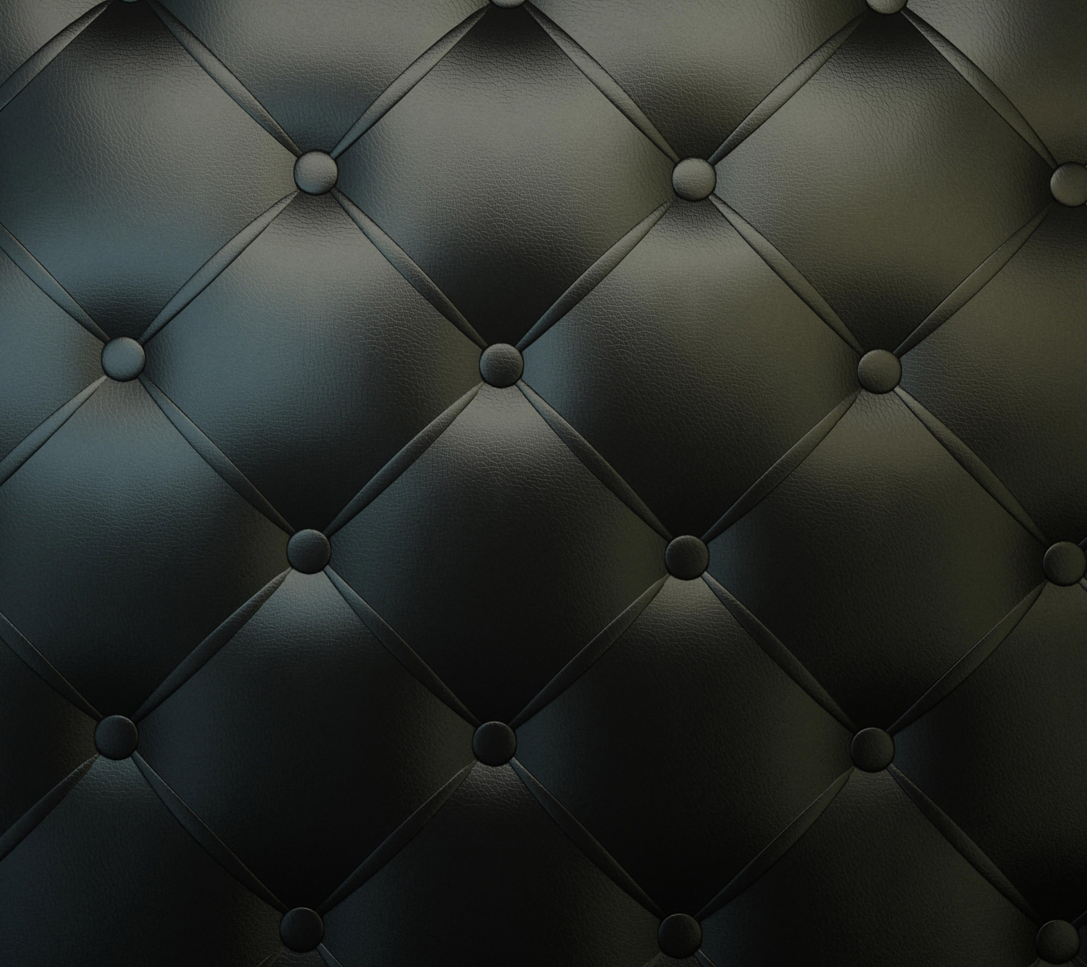2160x1920 Black leather pattern Wallpaper