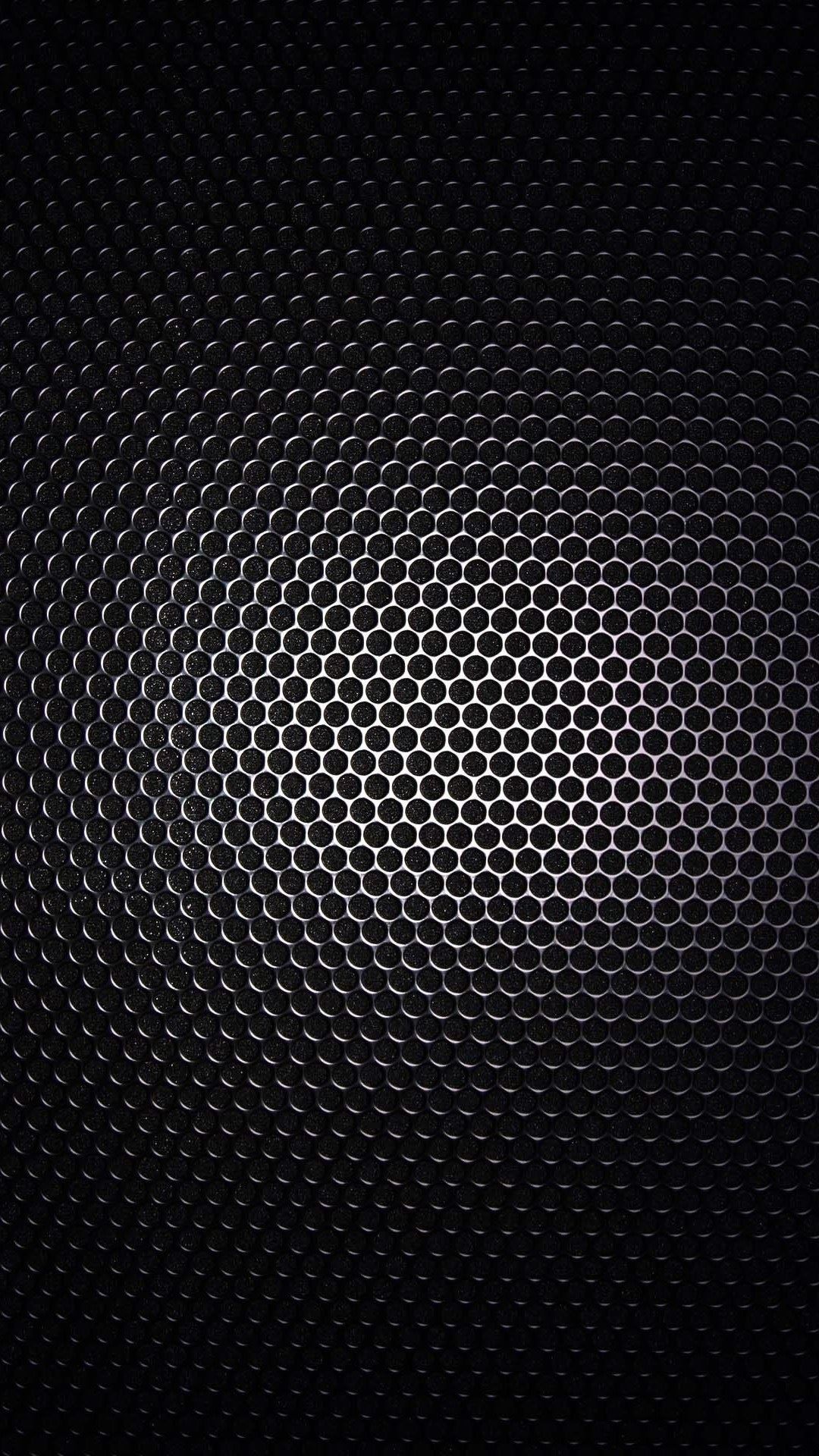 1080x1920 Dark Metal Hexagons Grid Pattern iPhone 6 Plus HD Wallpaper ...