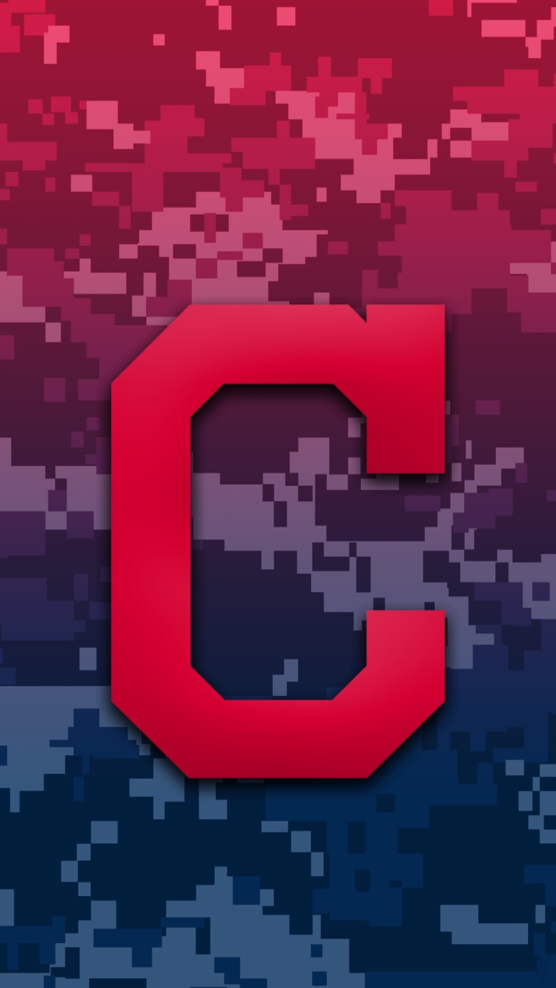 1080x1920 Cleveland Indians Camo Background For Iphone 7 Plus pertaining to Cleveland  Indians Phone Wallpapers ...