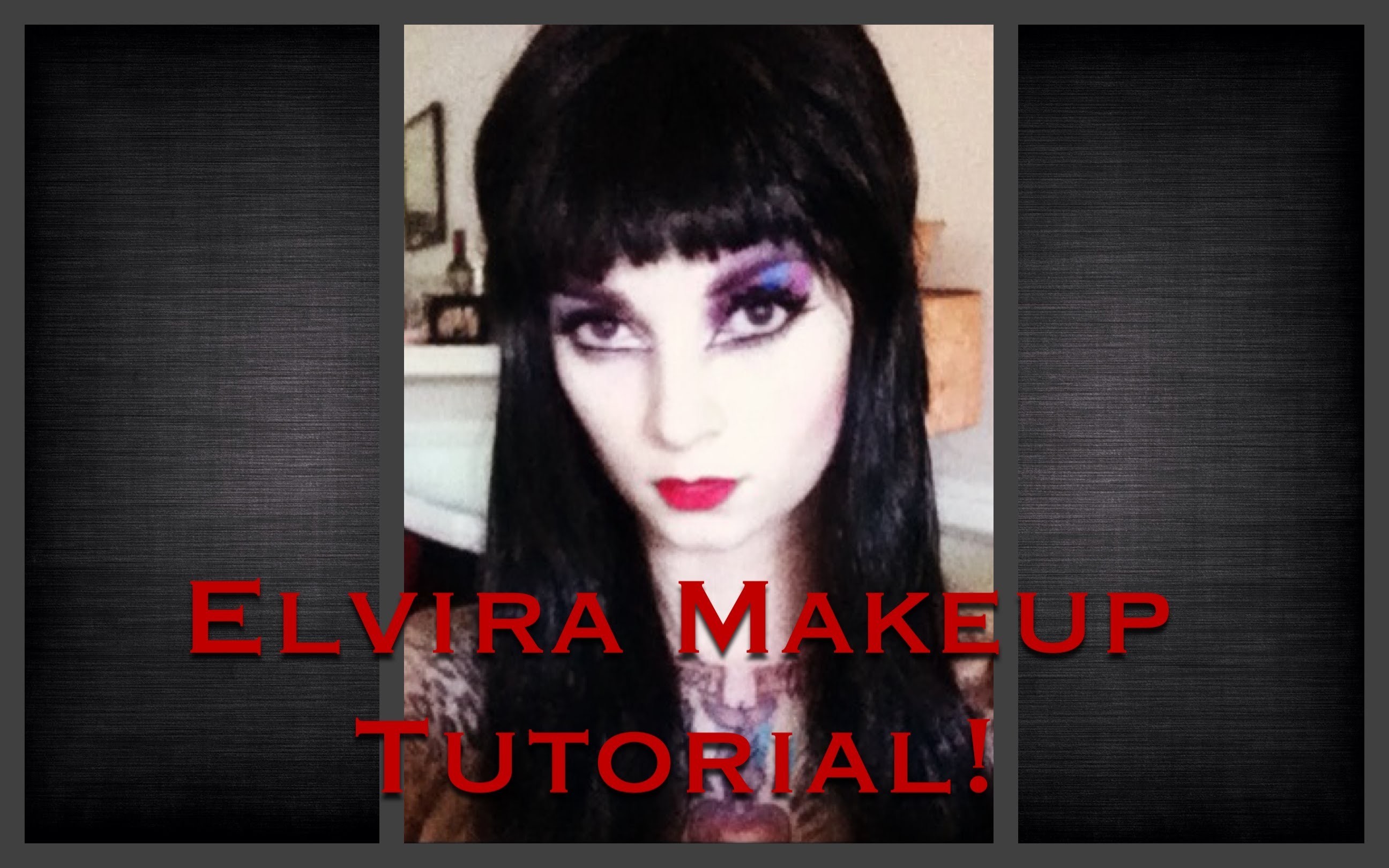 2592x1620 Elvira Makeup Tutorial for Halloween by CHERRY DOLLFACE .