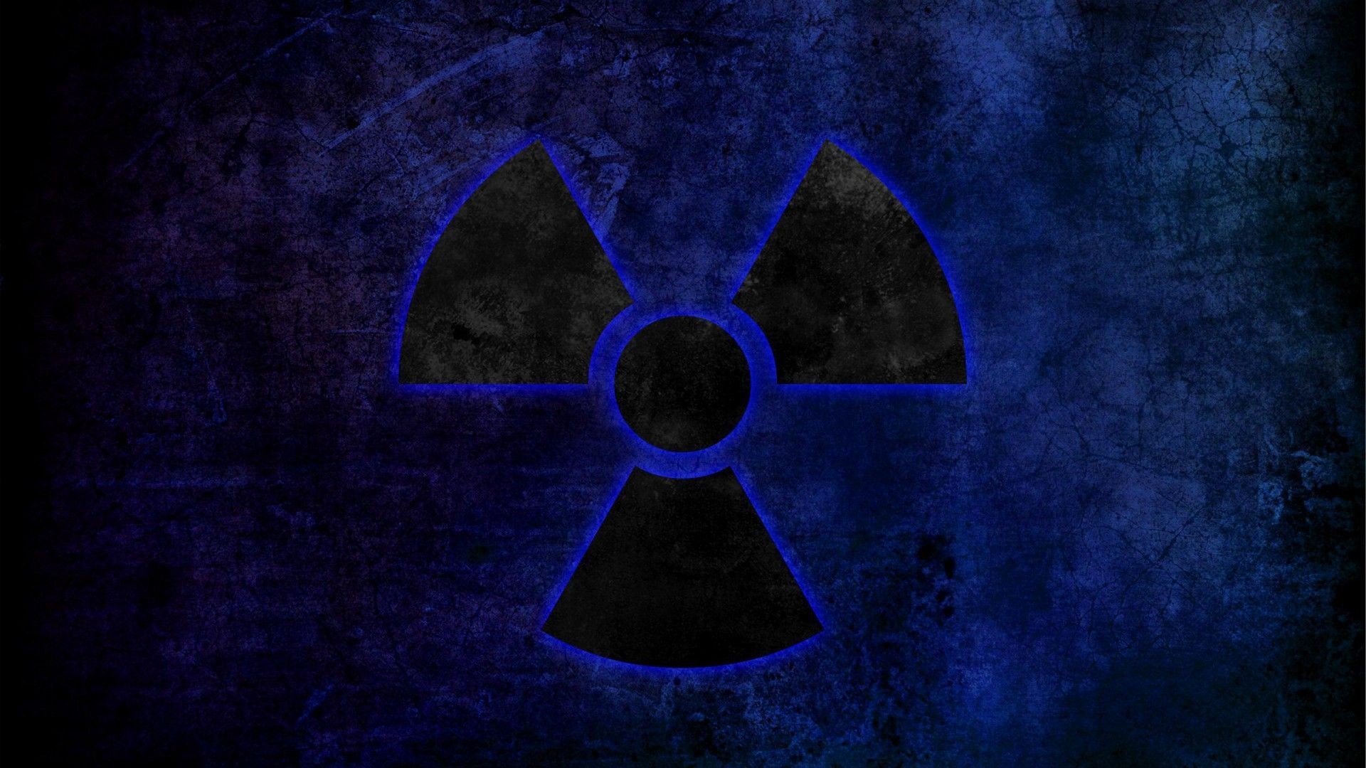 1920x1080 Blue Cool Radioactive Symbols Wallpapers