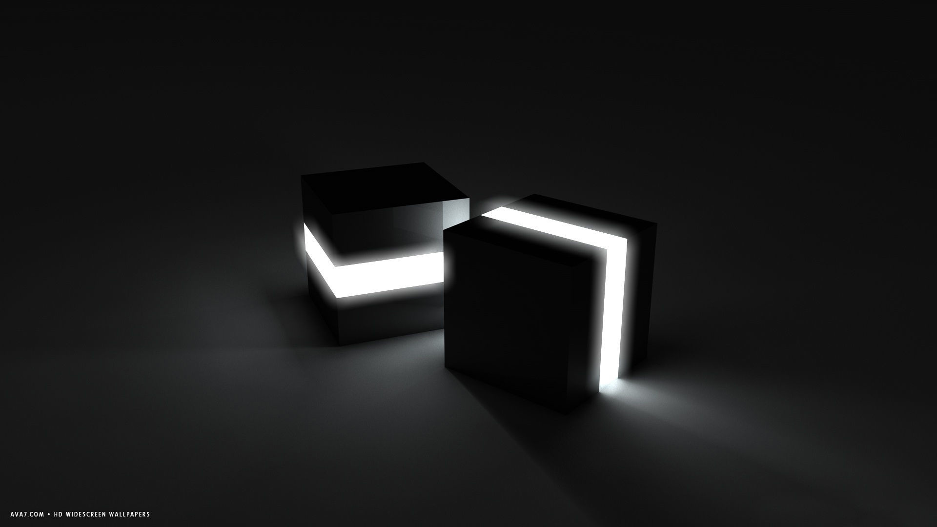 1920x1080 3d neon cubes black light glowing simple hd widescreen wallpaper