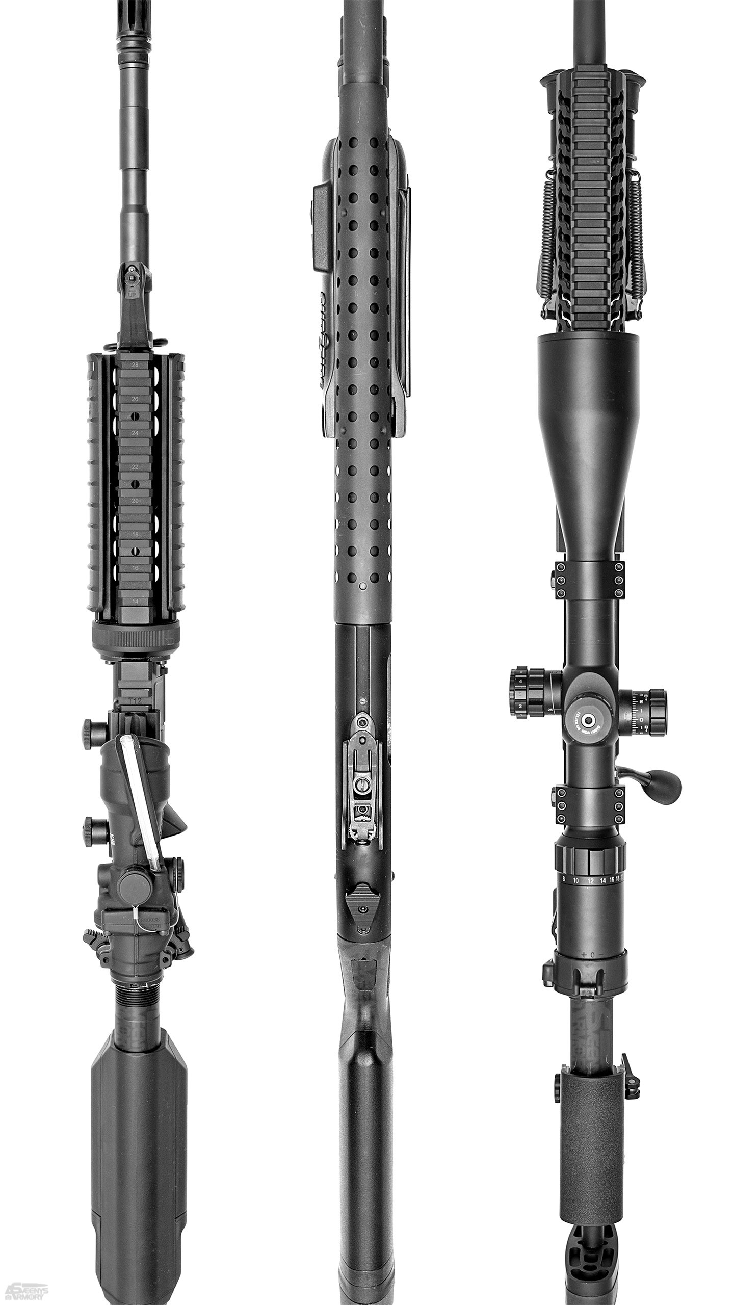 1440x2560 Phone Wallpaper - Schmeisser AR15, Mossberg 590A1, Ruger Precision Rifle  [][OC] ...