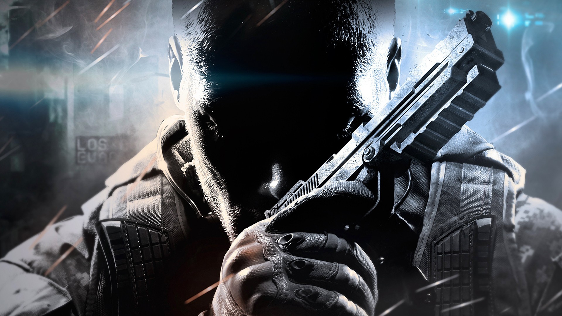 1920x1080 Preview wallpaper call of duty, black ops ii, face, arms 