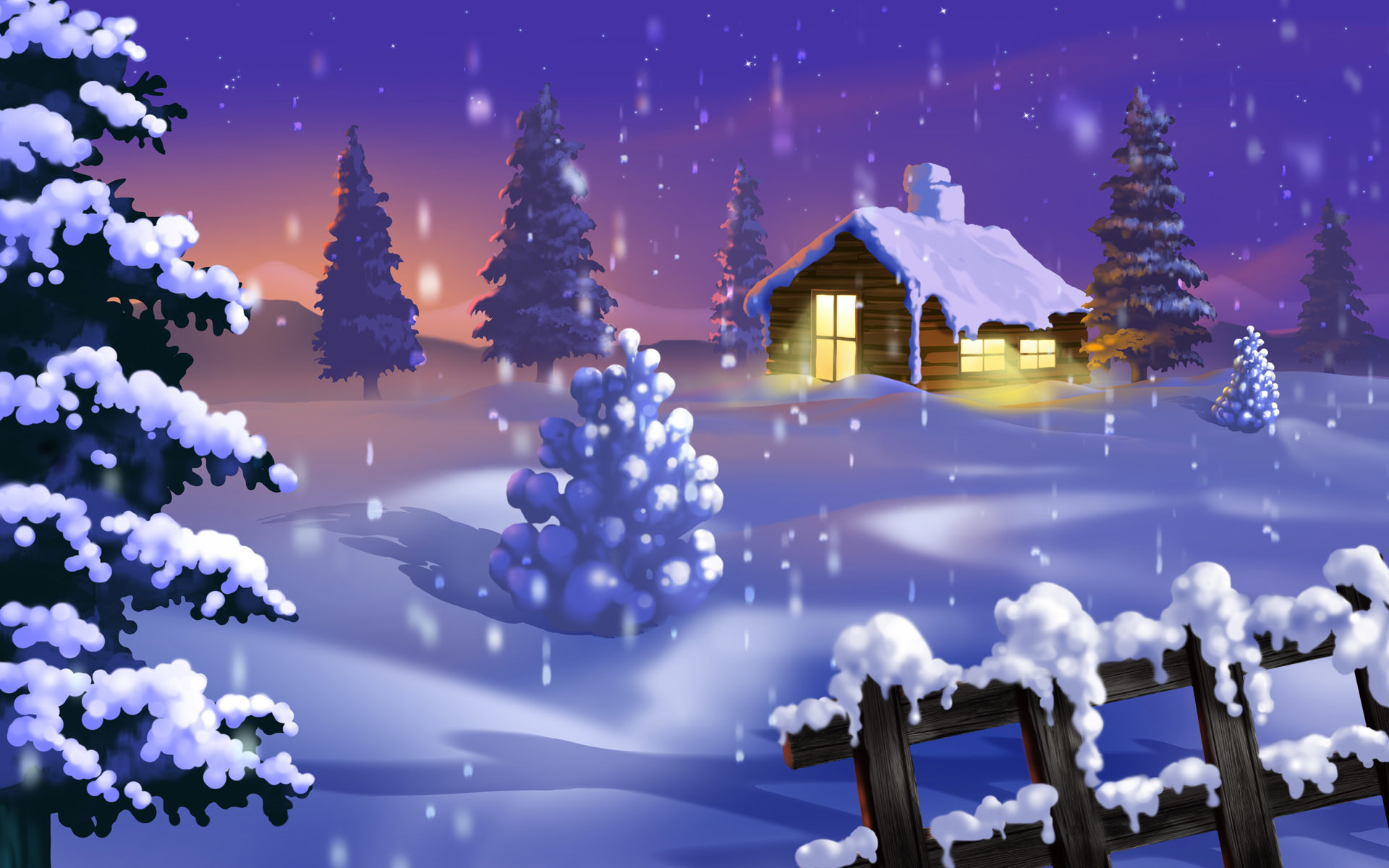 1920x1200 christmas winter wallpapers