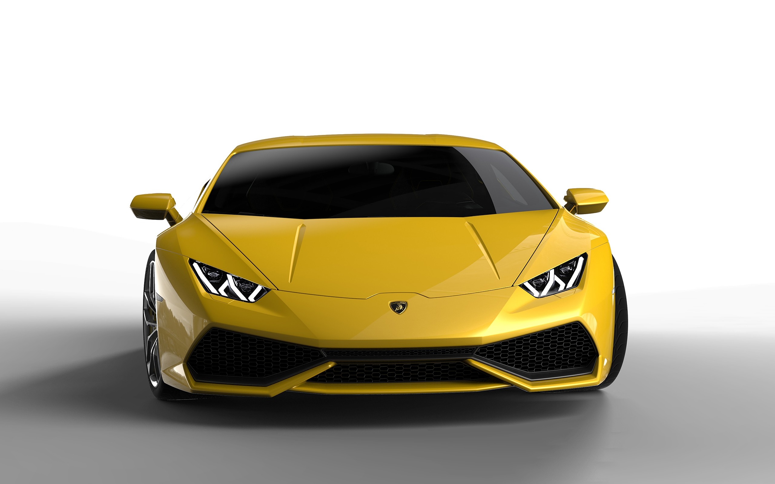 2560x1600 Lamborghini Huracan in yellow, front side, hd wallpapers www.CarsLike.it #