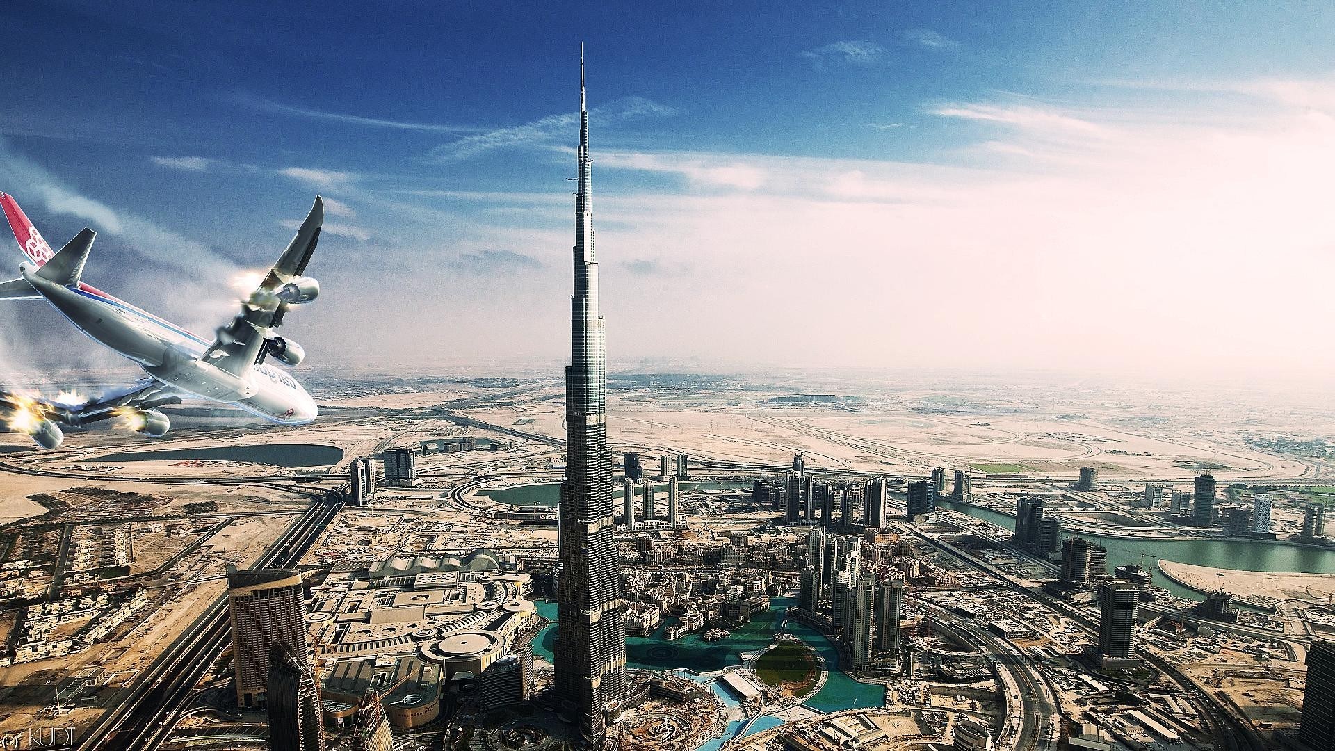 1920x1080 Dubai City Background
