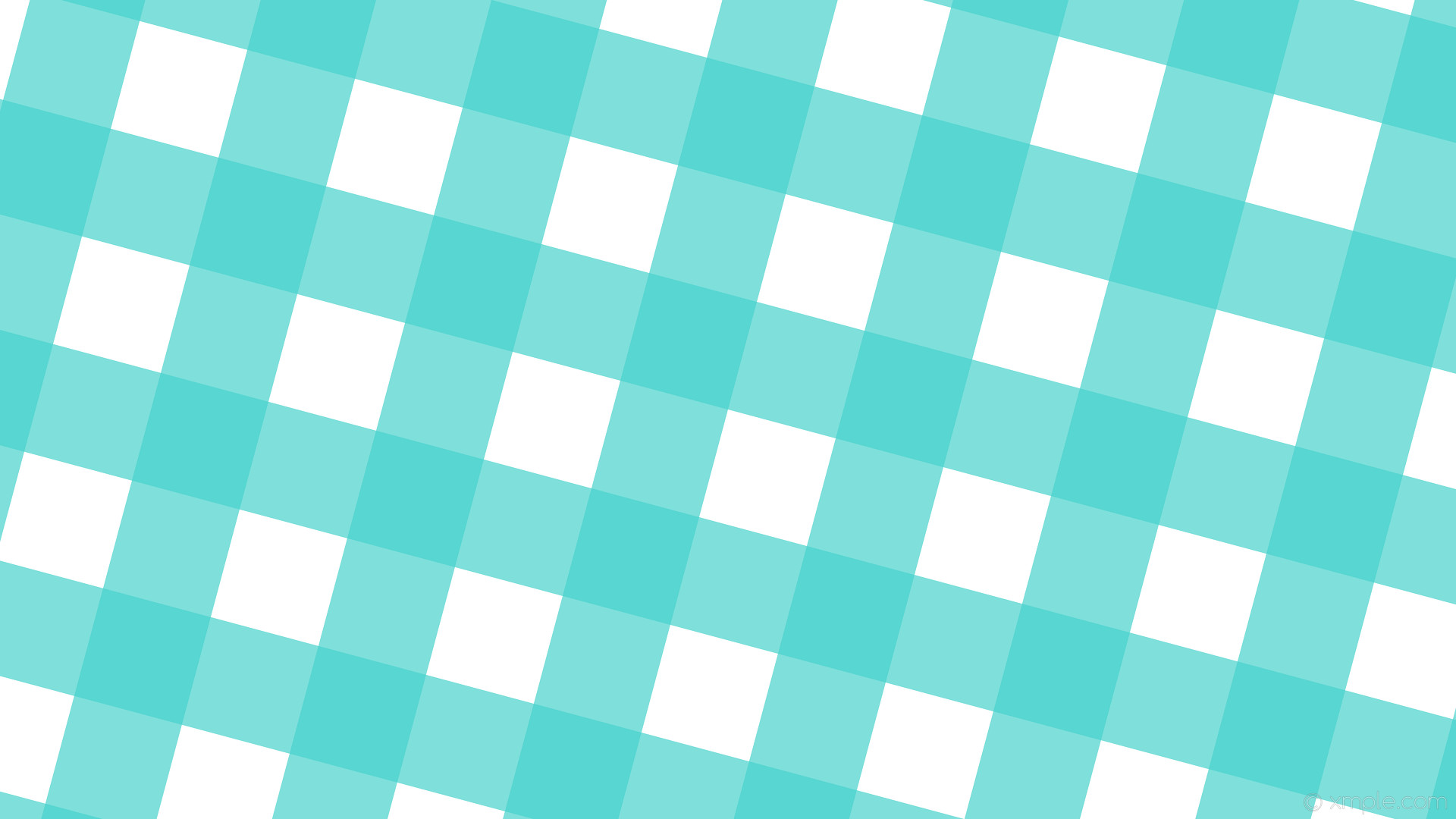 1920x1080 wallpaper striped white blue checker gingham medium turquoise #ffffff  #48d1cc 165Â° 147px