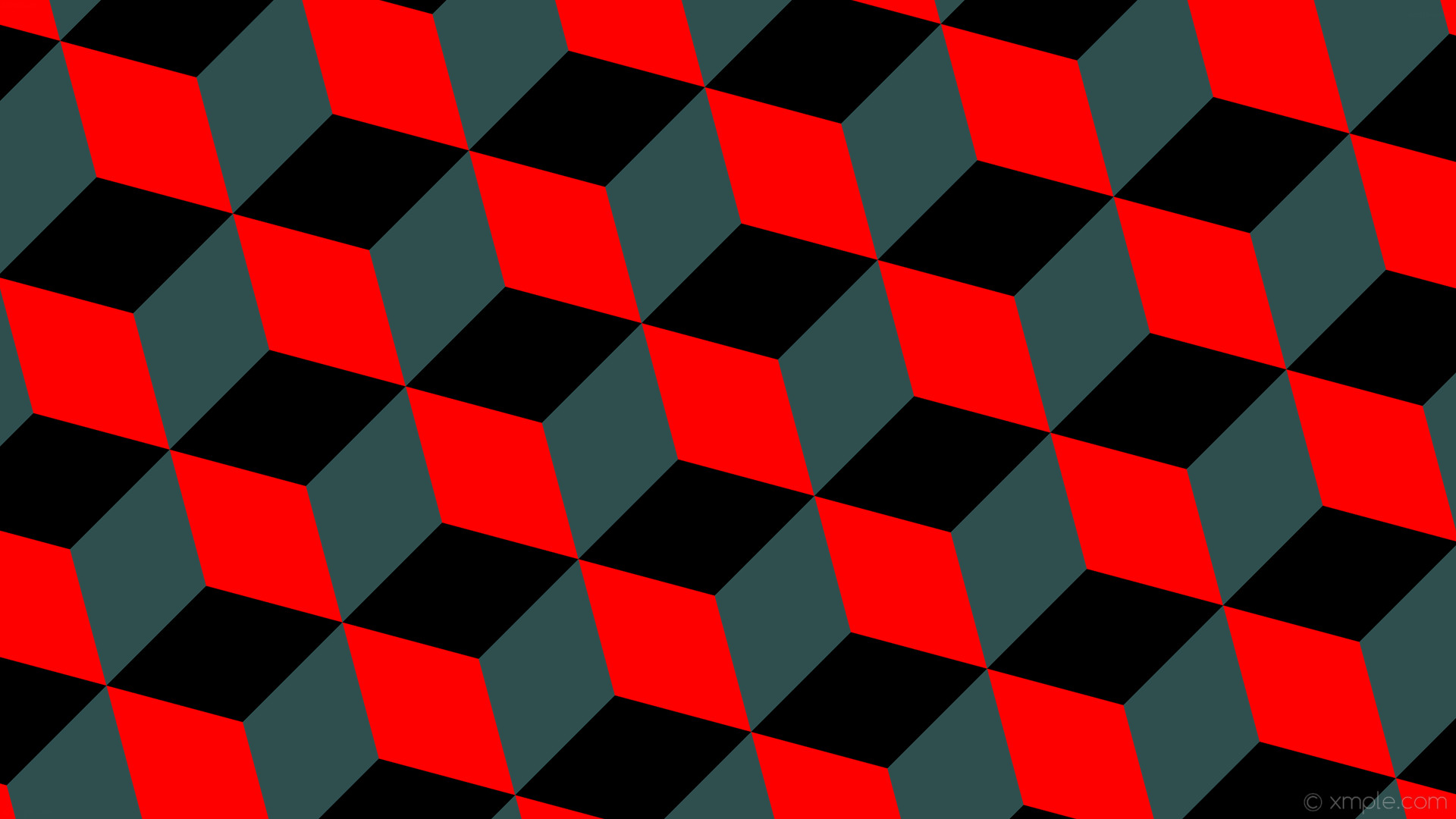 1920x1080 wallpaper grey 3d cubes red black dark slate gray #ff0000 #2f4f4f #000000  315